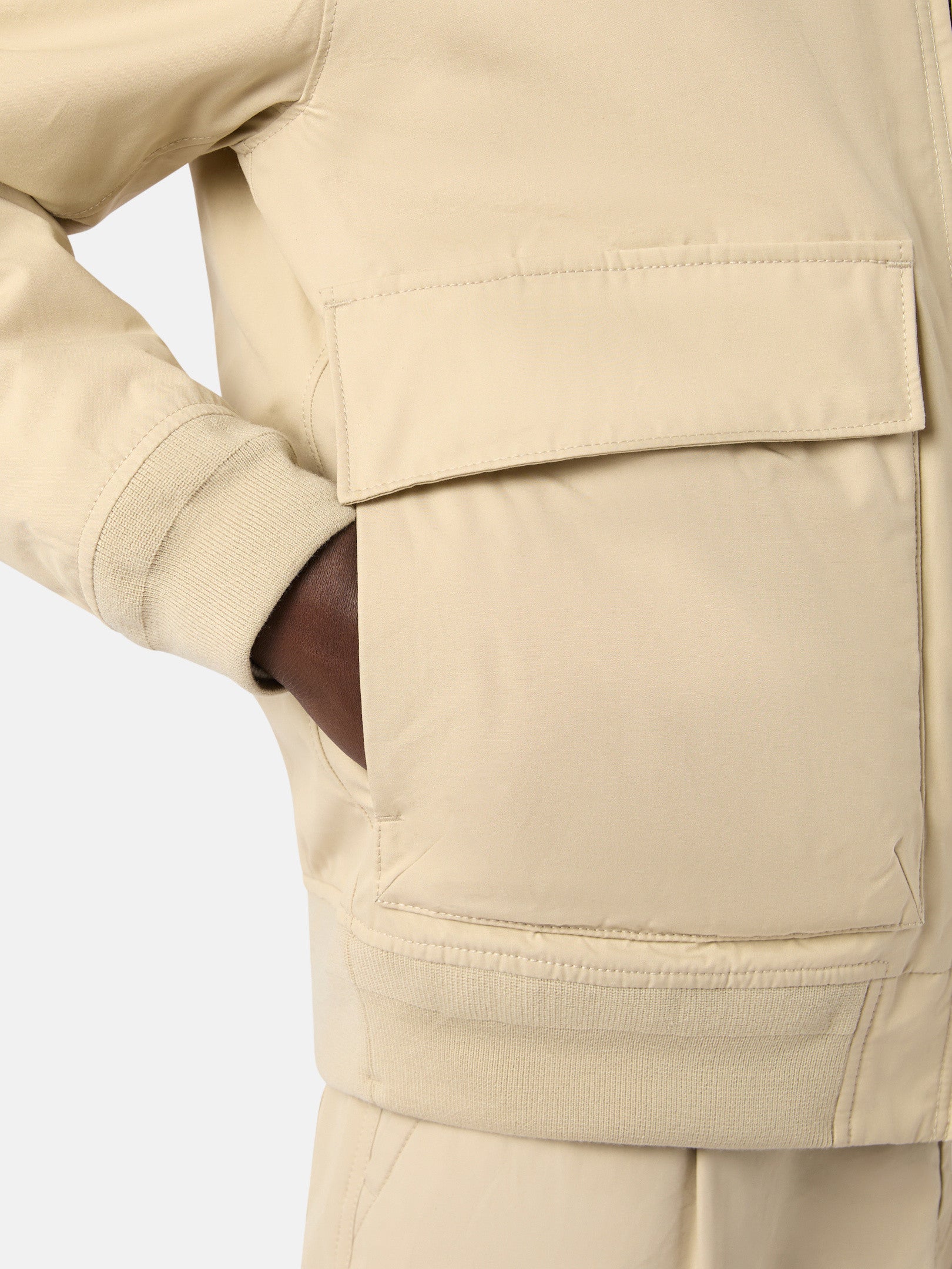 420F1 WEATHERPROOF COTTON CANVAS_STONE ISLAND GHOST