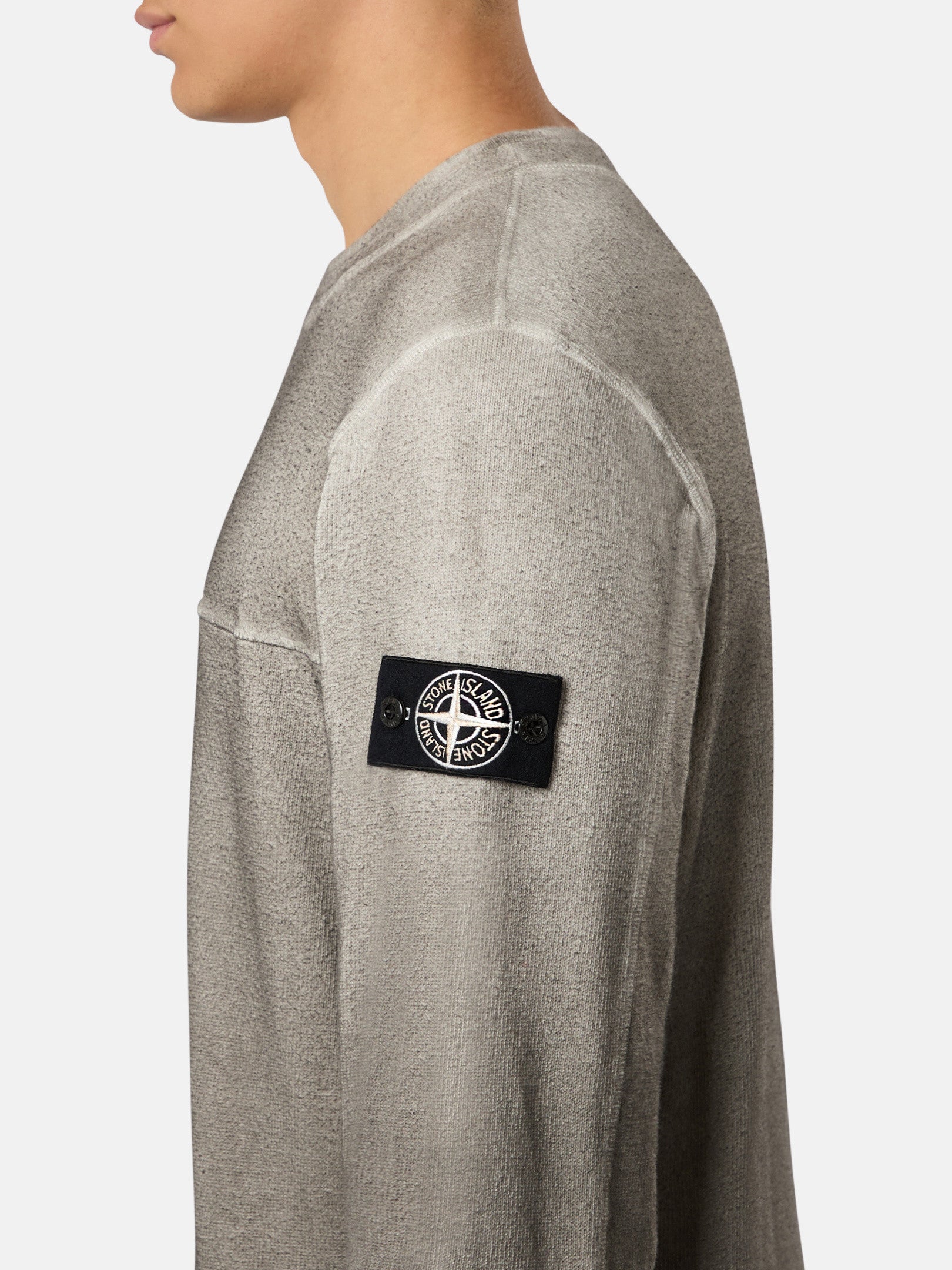 657T3 RECYCLED AND ORGANIC COTTON JERSEY, OXIDE SPRAY
