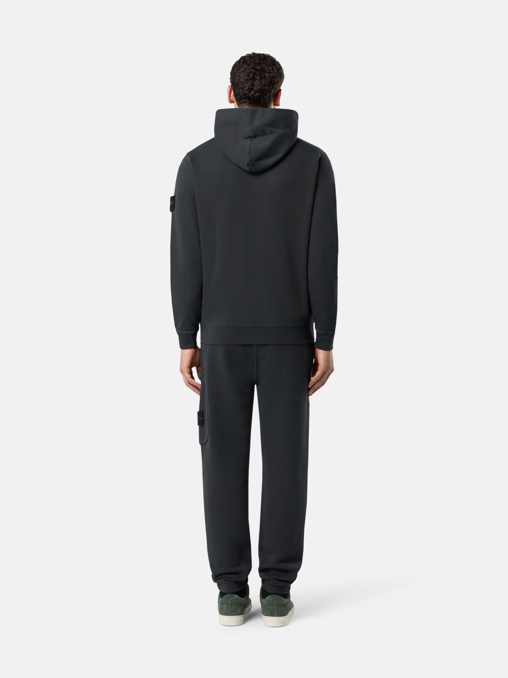 63341 ORGANIC COTTON DIAGONAL FLEECE 'OLD' EFFECT