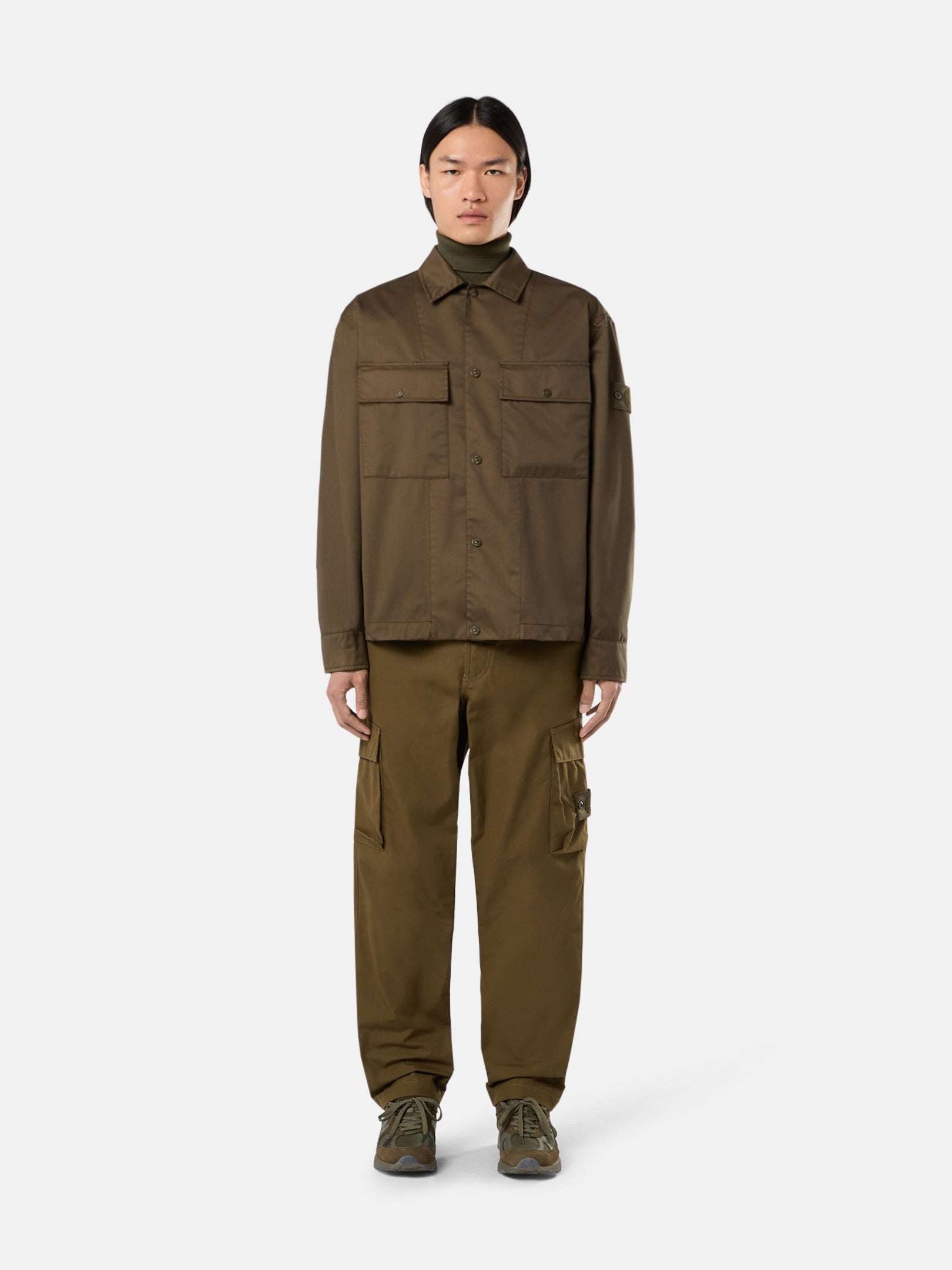 Q10F2 PERFORMANCE TWILL WOOL-TC_STONE ISLAND GHOST