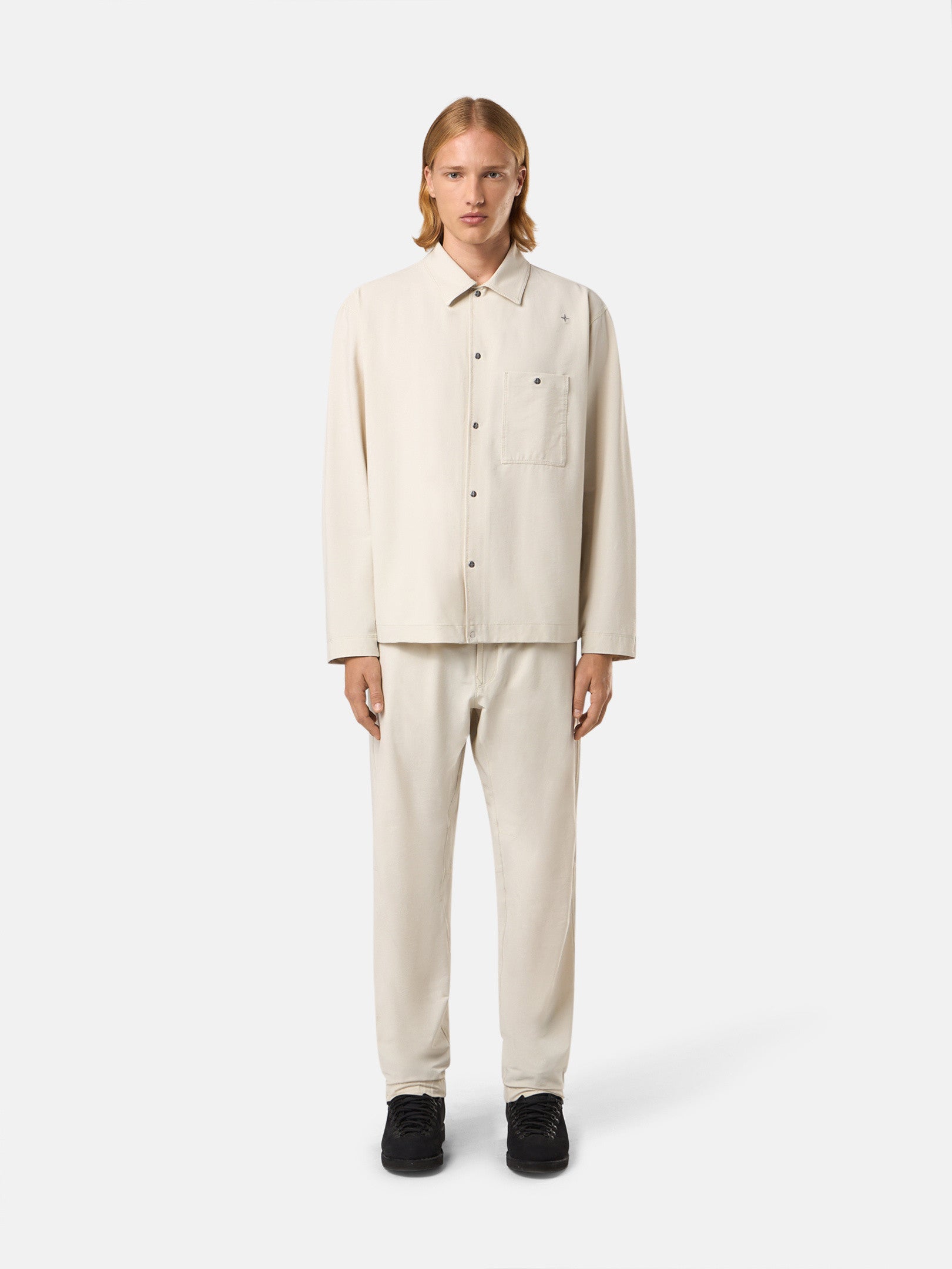 105G6 BI-STRETCH WOOL NYLON OXFORD_STONE ISLAND STELLINA