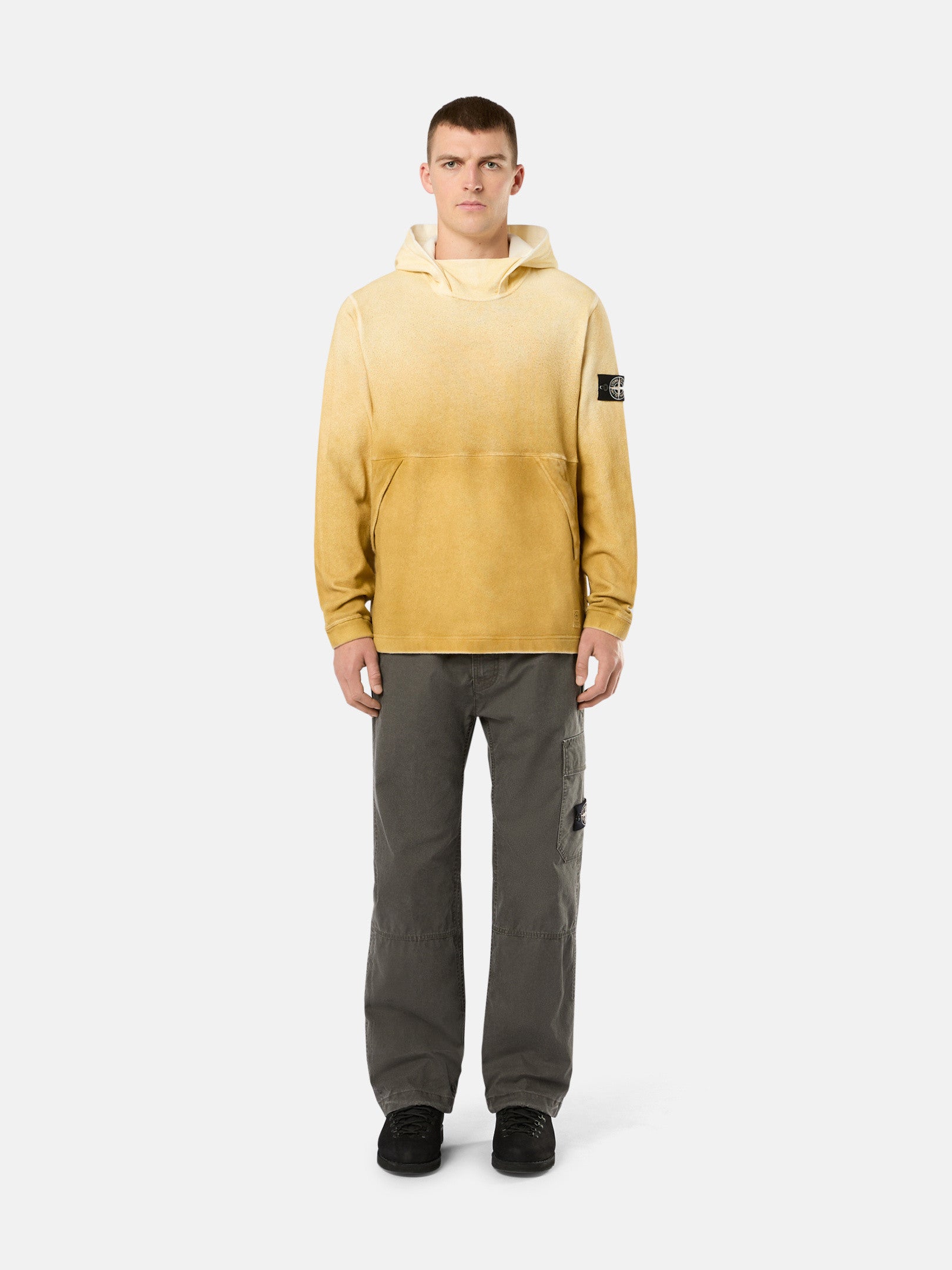656T3 RECYCLED AND ORGANIC COTTON JERSEY, OXIDE SPRAY