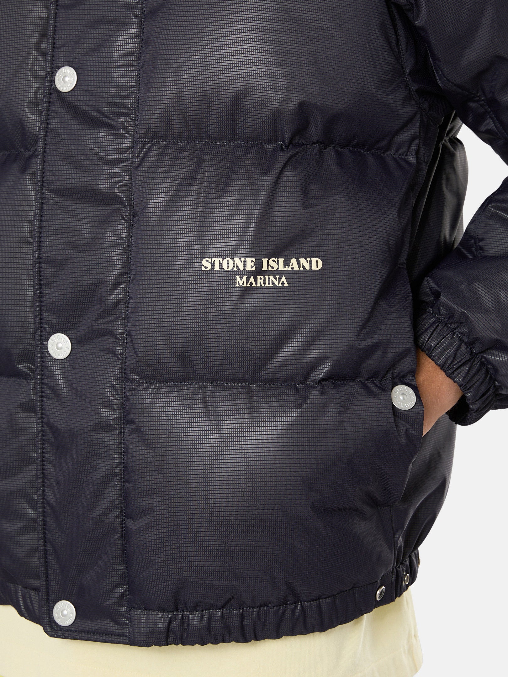 446X1 NYLON RIPSTOP COVER DOWN_ STONE ISLAND MARINA