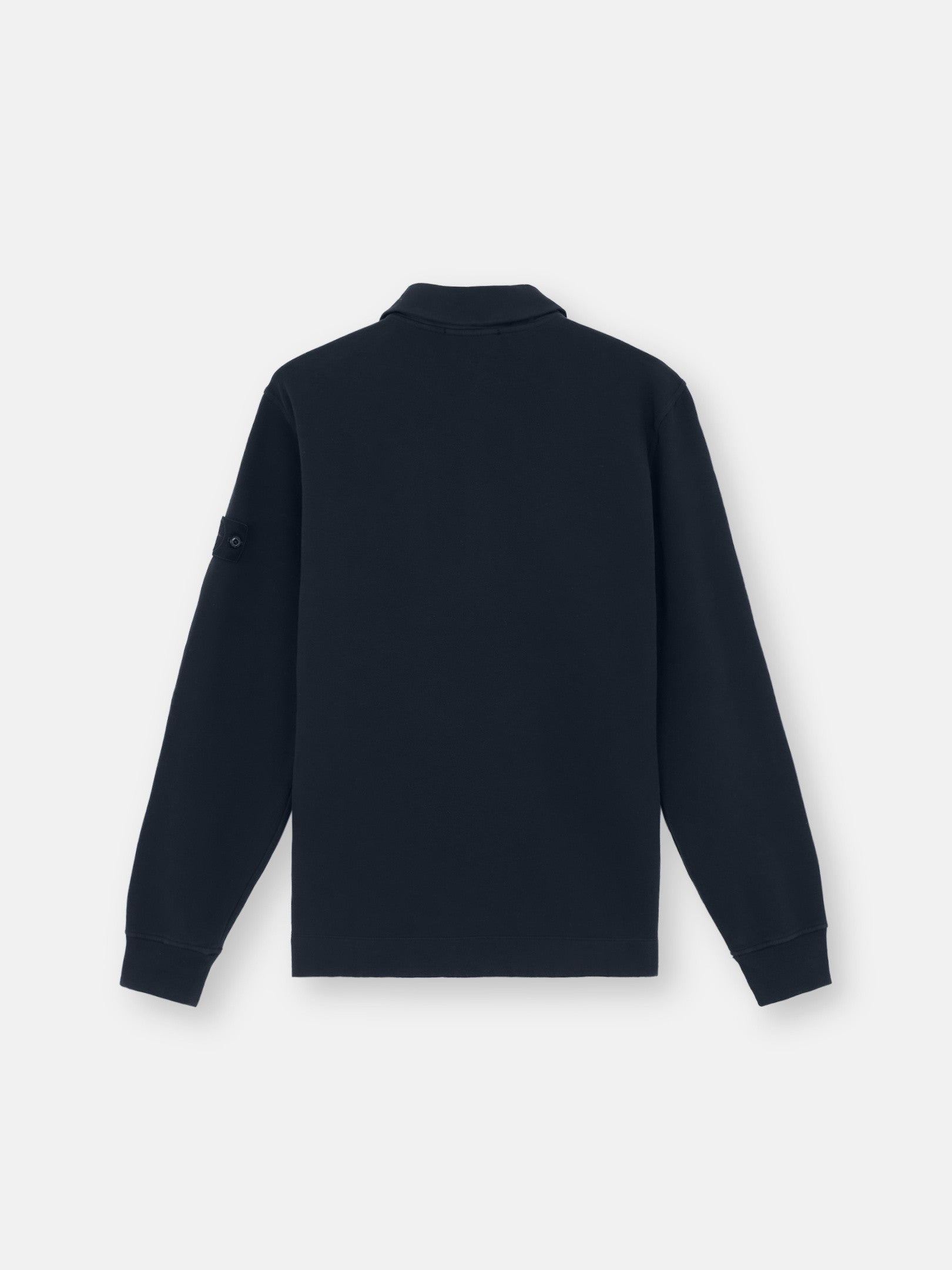 649F7 STRETCH ORGANIC COTTON FLEECE_STONE ISLAND GHOST