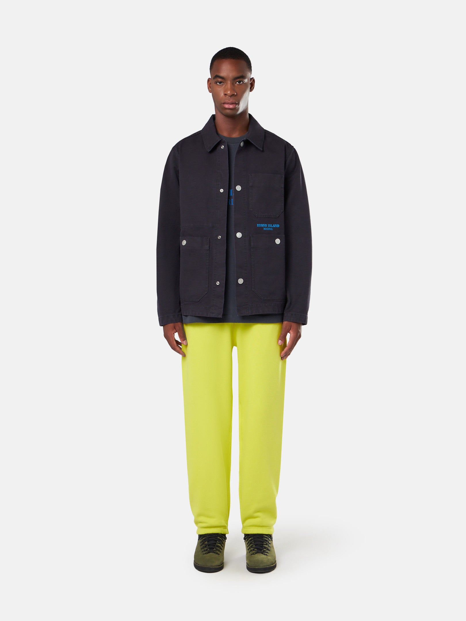 442X9 PLATED COTTON CANVAS_STONE ISLAND MARINA