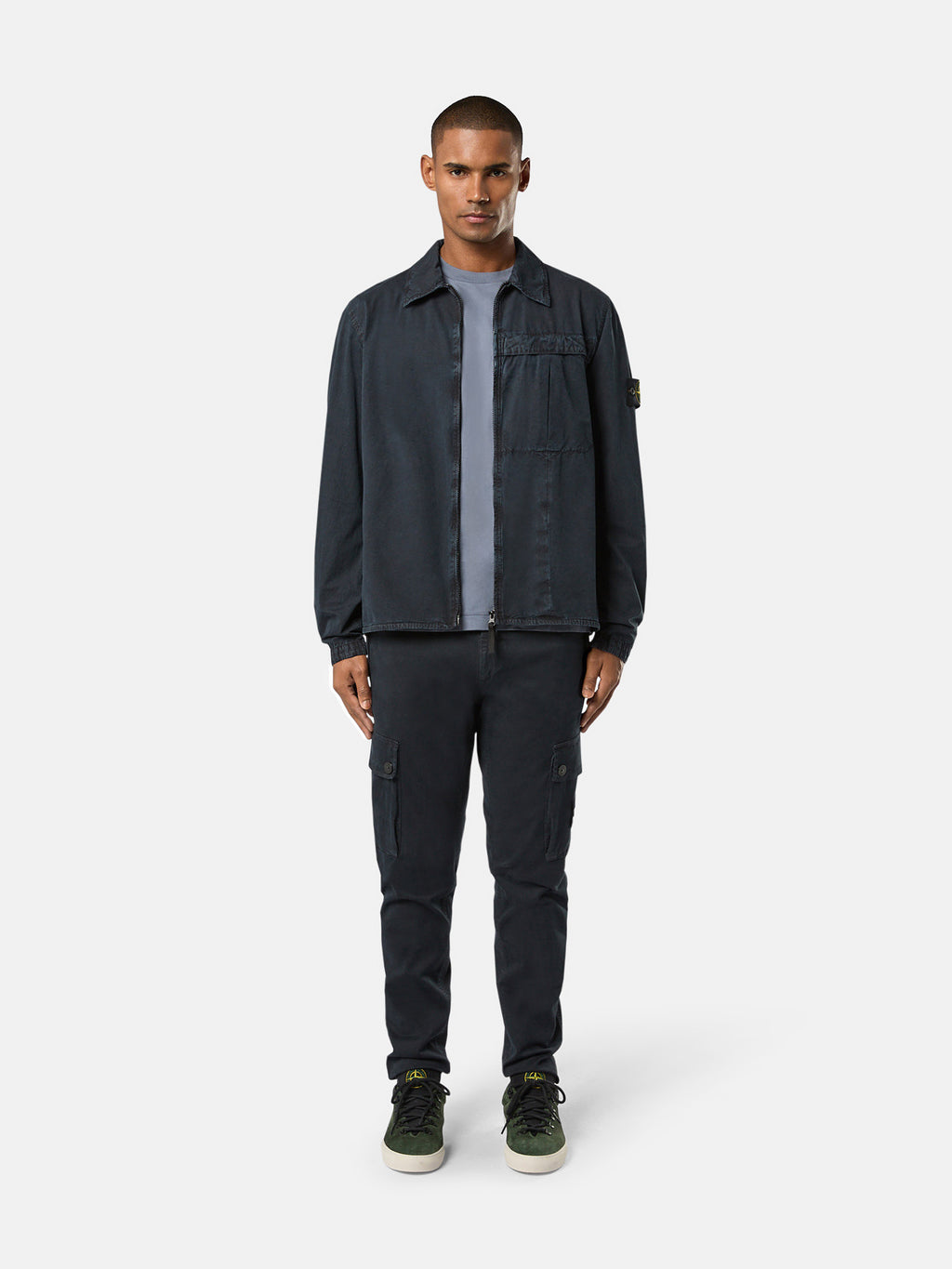 303L1 STRETCH BROKEN TWILL ORGANIC COTTON 'OLD' EFFECT