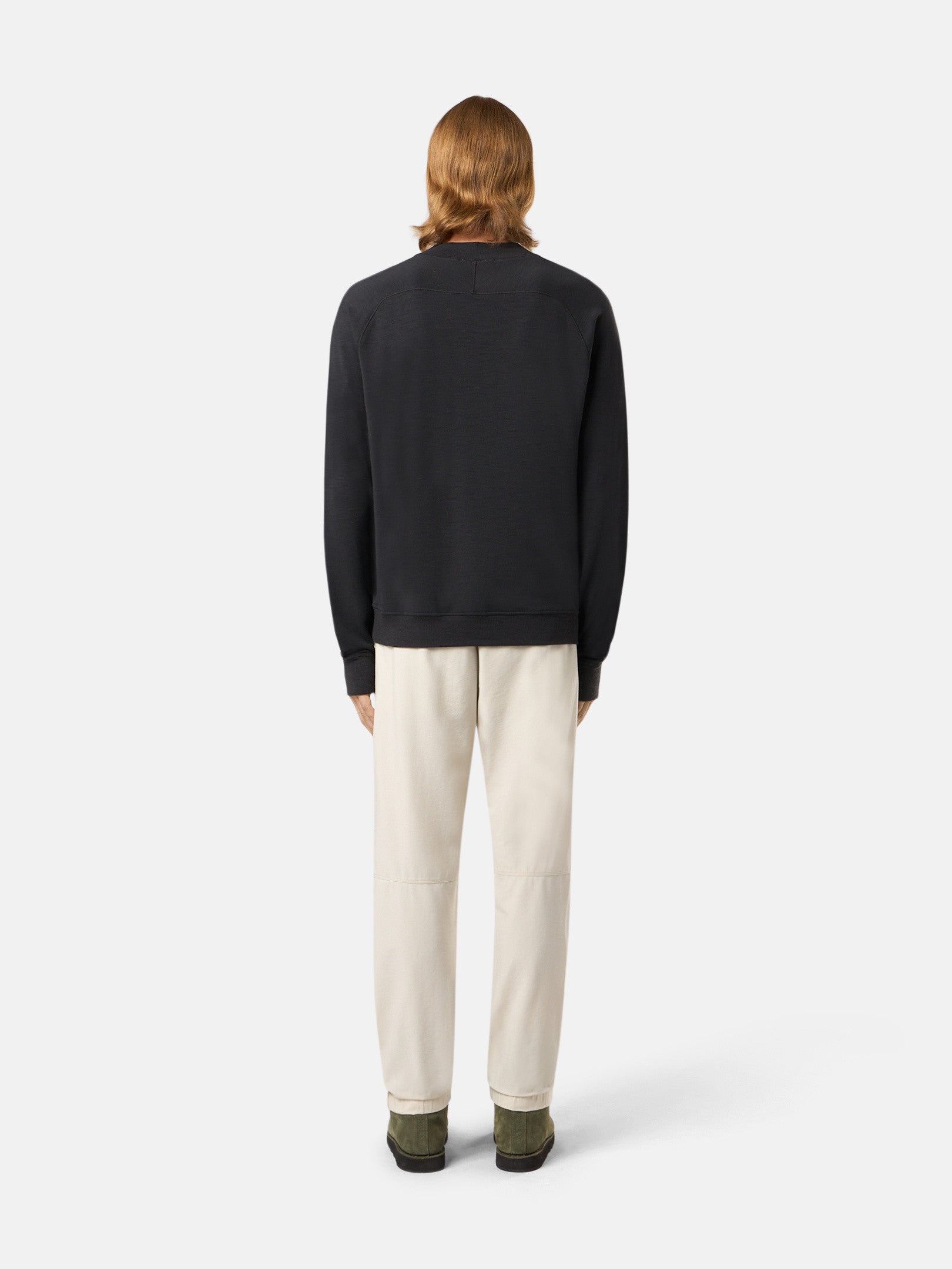 623G5 LIGHT STRETCH WOOL COTTON FLEECE_STONE ISLAND STELLINA