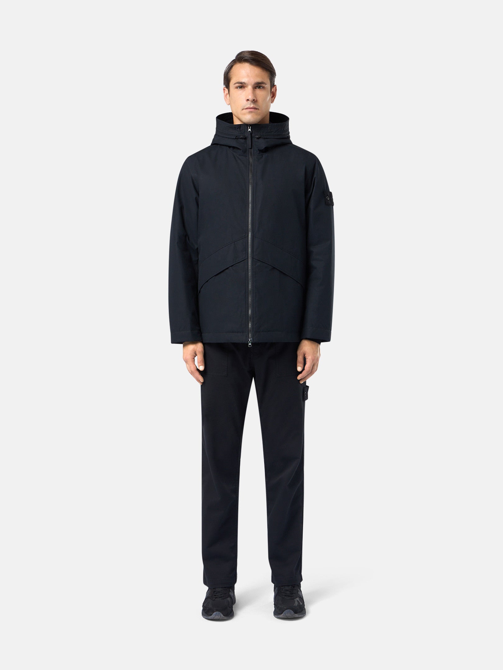 419F1 WEATHERPROOF COTTON CANVAS_STONE ISLAND GHOST