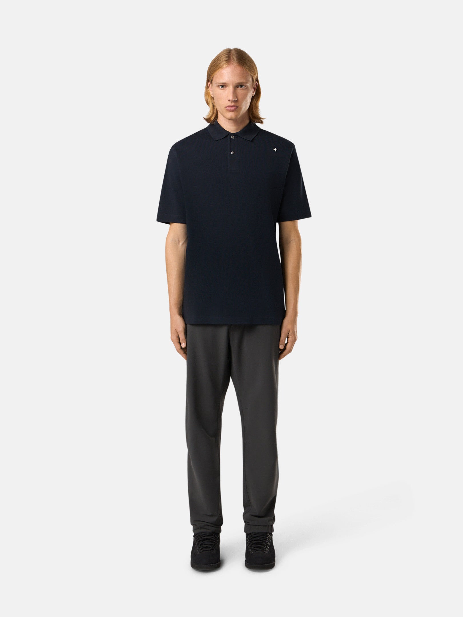 203G4 50/2 ORGANIC COTTON PIQUÉ_STONE ISLAND STELLINA