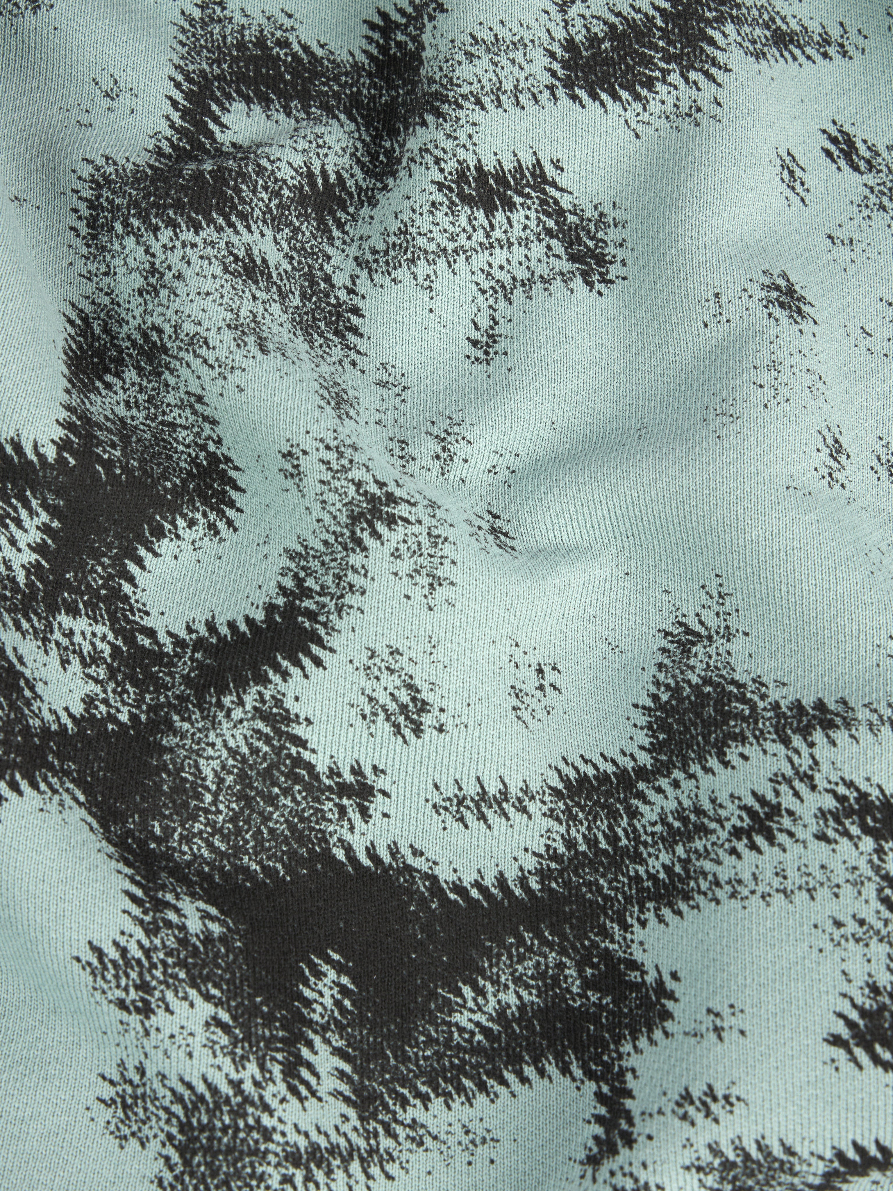 659E3 CAMOUFLAGE ORGANIC COTTON DIAGONAL FLEECE