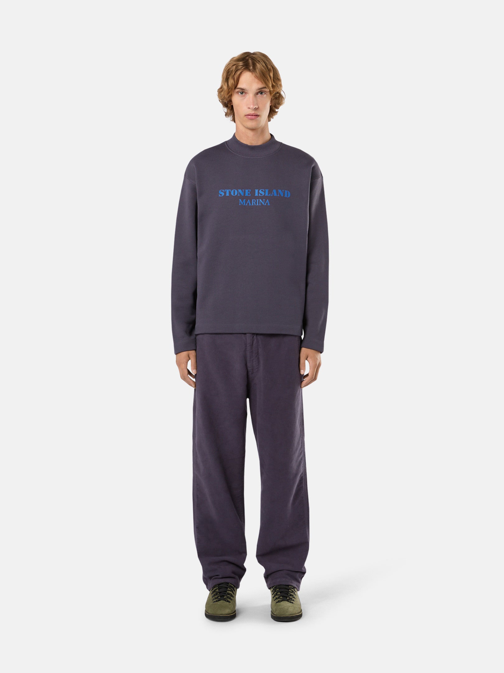 631X5 COTTON FLEECE_STONE ISLAND MARINA