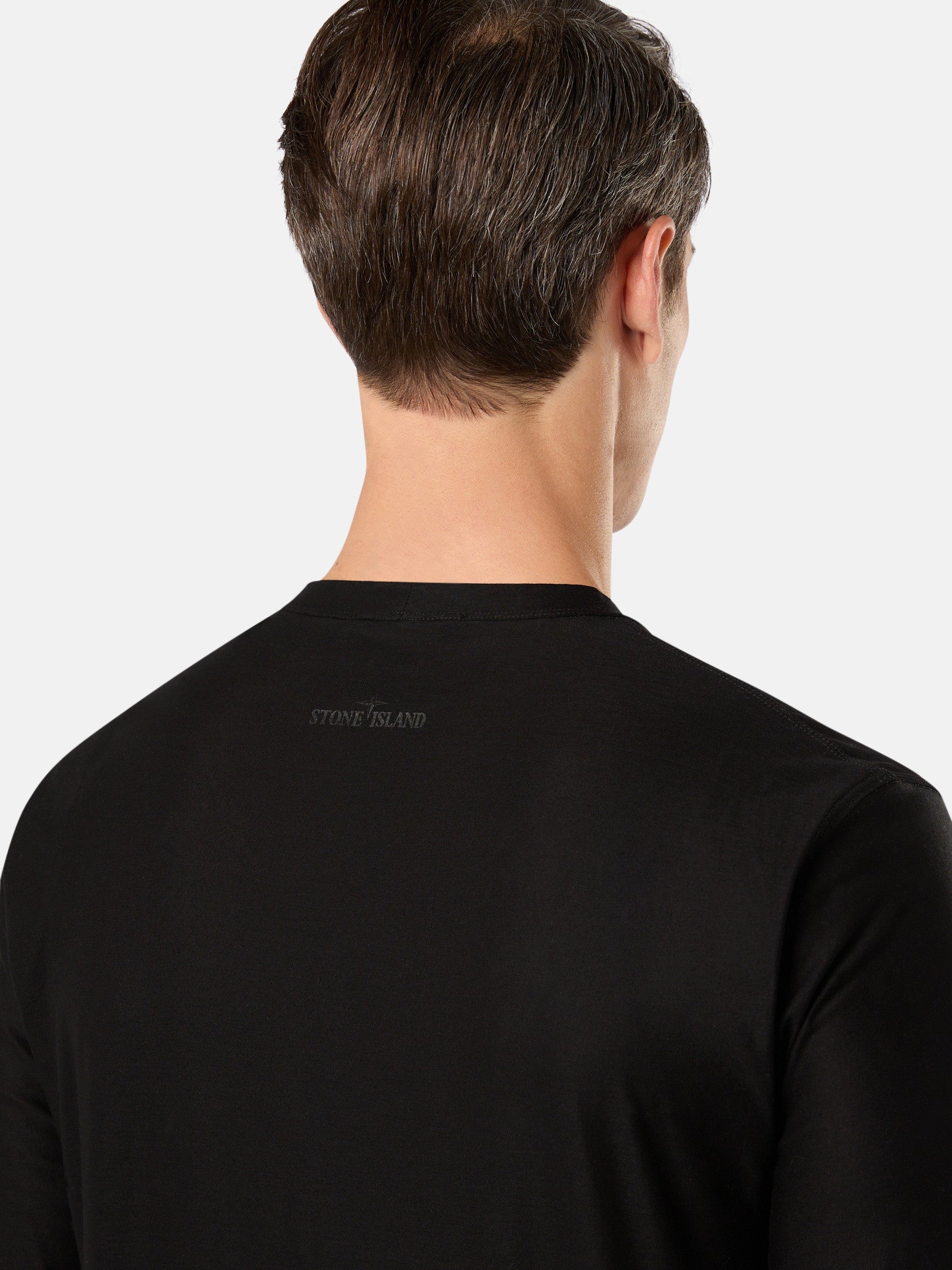 220F8 MERCERIZED COTTON JERSEY_STONE ISLAND GHOST