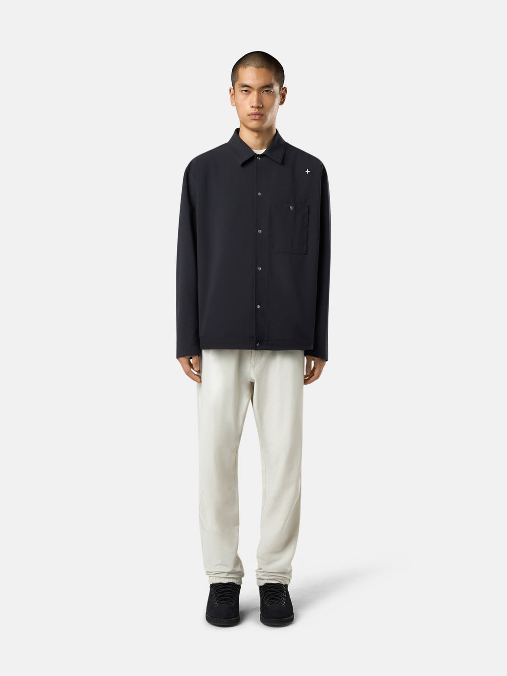 105G6 BI-STRETCH WOOL NYLON OXFORD_STONE ISLAND STELLINA