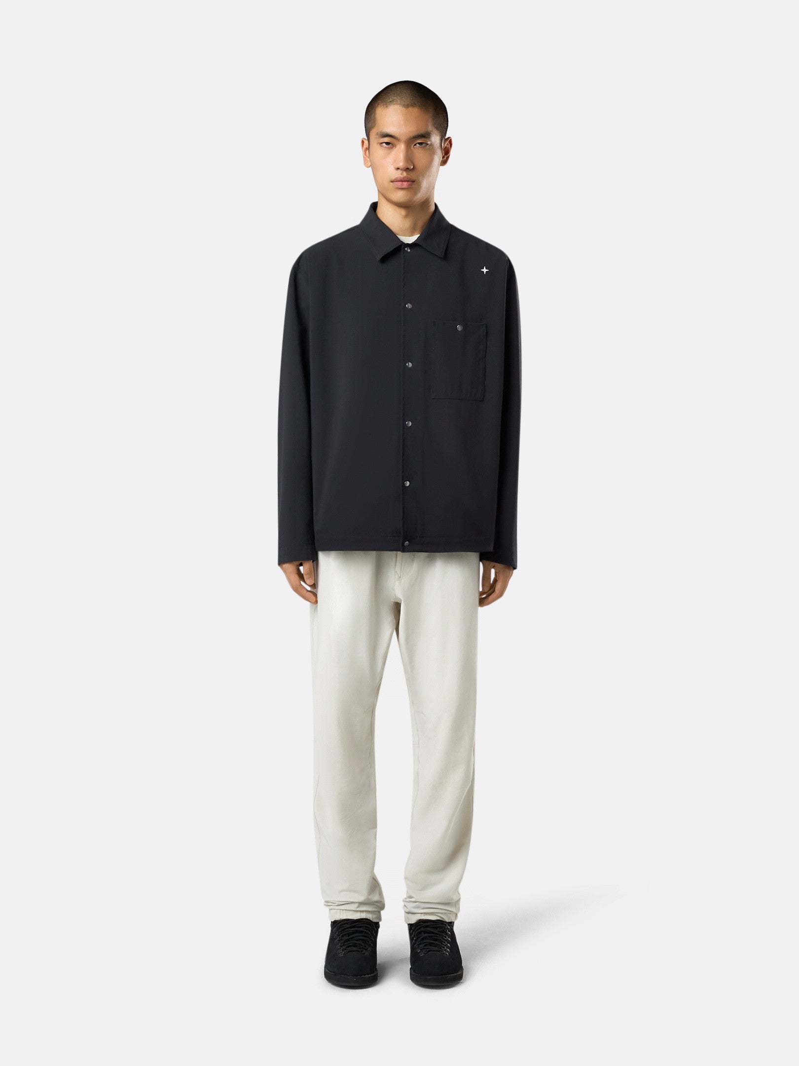 105G6 BI-STRETCH WOOL NYLON OXFORD_STONE ISLAND STELLINA