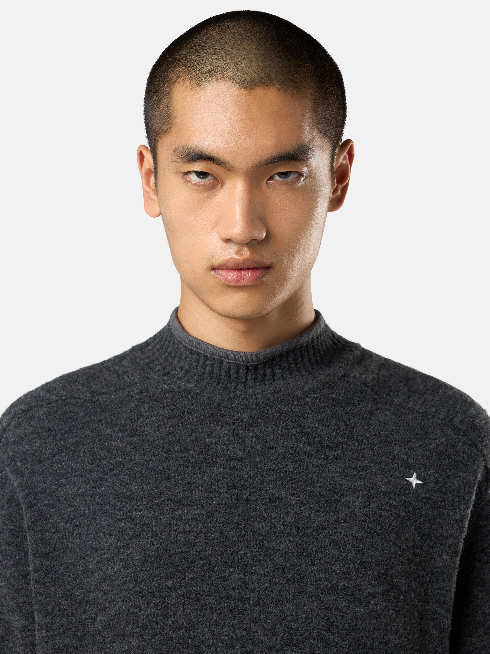 570GA GAUZED EFFECT WOOL BLEND_STONE ISLAND STELLINA