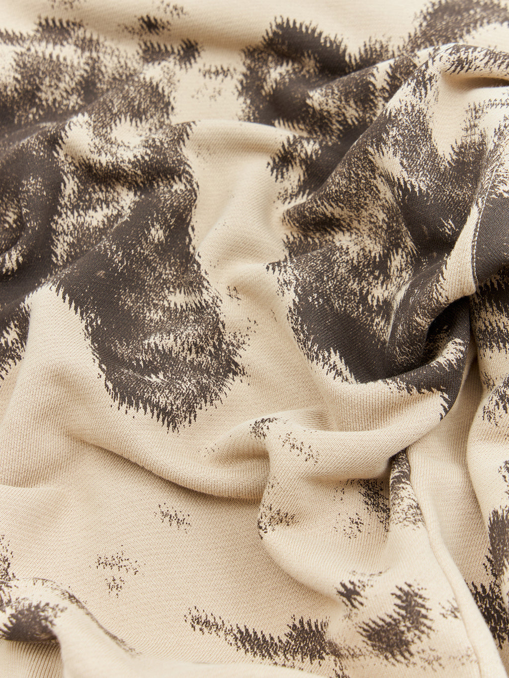 669E3 CAMOUFLAGE ORGANIC COTTON DIAGONAL FLEECE