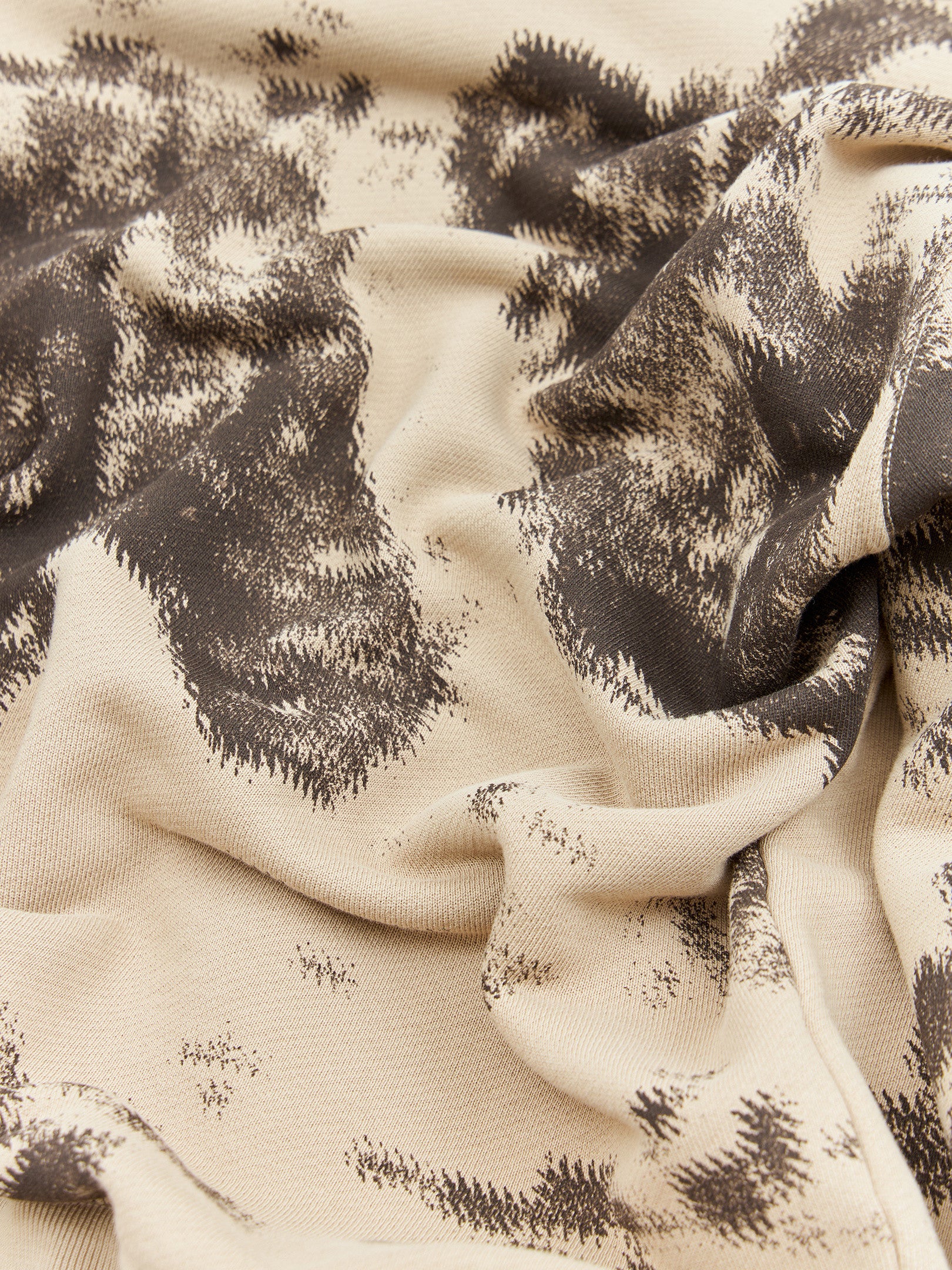 669E3 CAMOUFLAGE ORGANIC COTTON DIAGONAL FLEECE