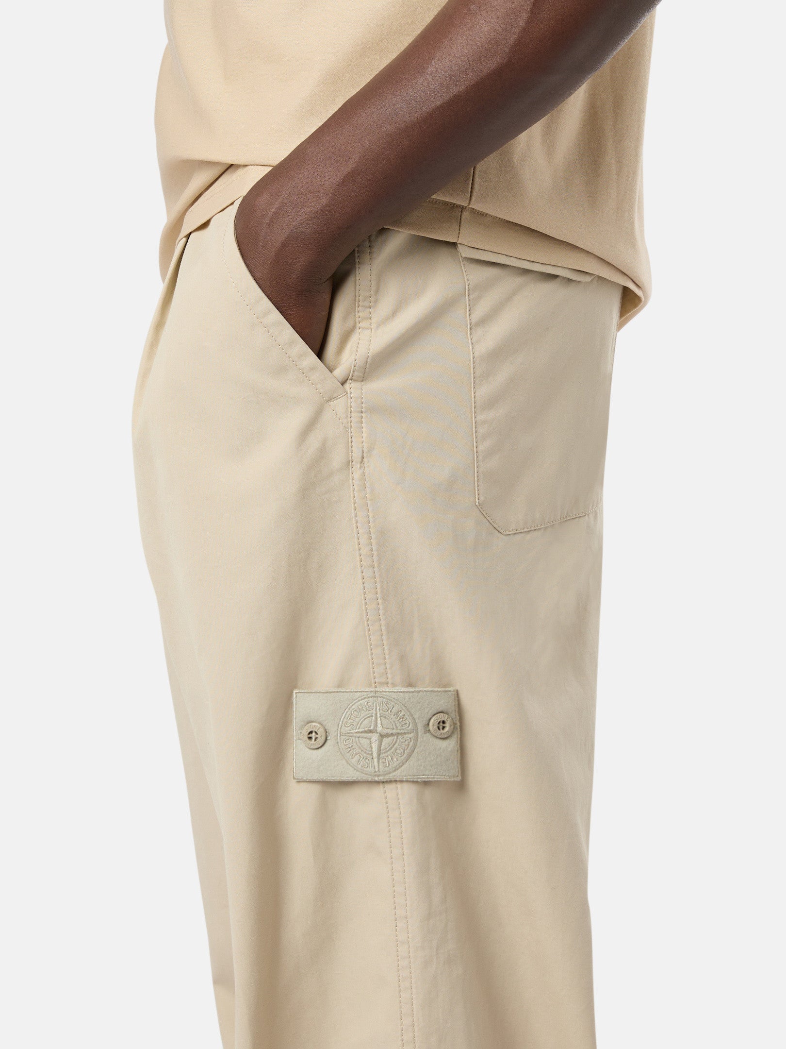 312F1 WEATHERPROOF COTTON CANVAS_STONE ISLAND GHOST