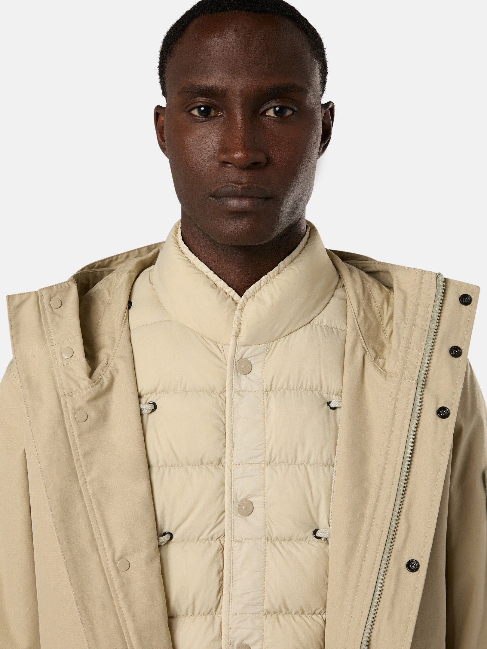 711F1 WEATHERPROOF COTTON CANVAS_STONE ISLAND GHOST