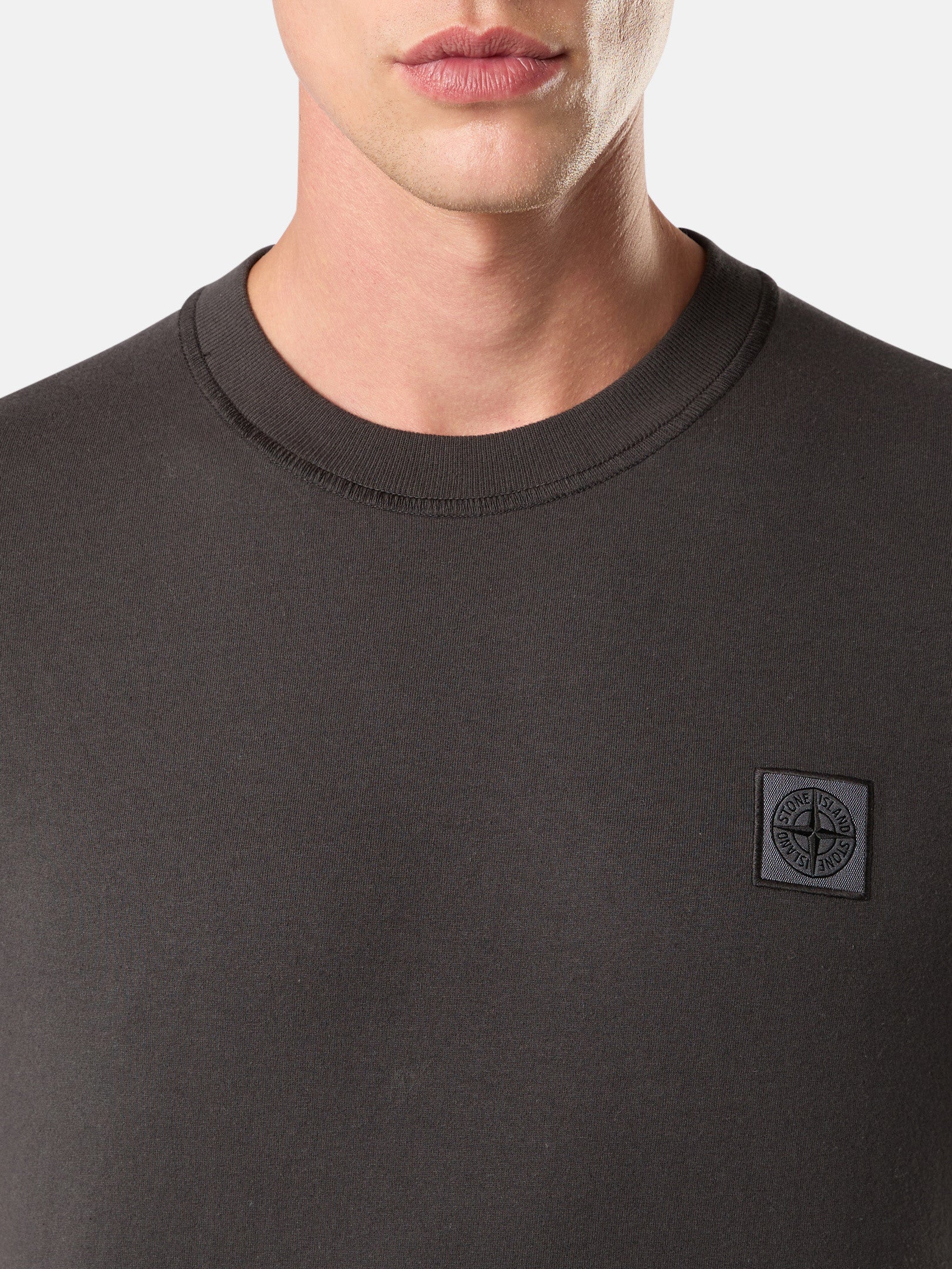 23757 ORGANIC COTTON JERSEY 'FISSATO' EFFECT
