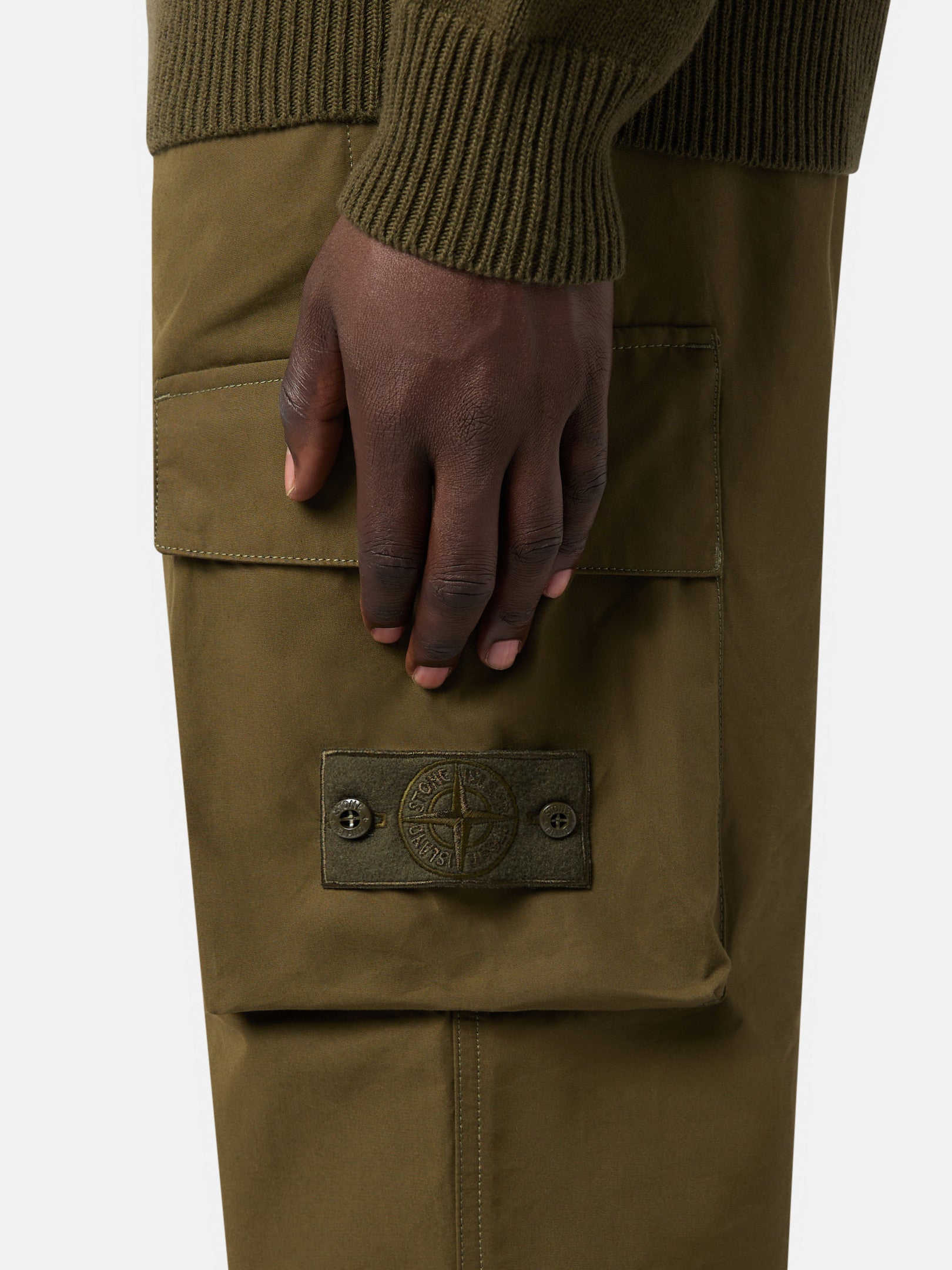 311F1 WEATHERPROOF COTTON CANVAS_STONE ISLAND GHOST