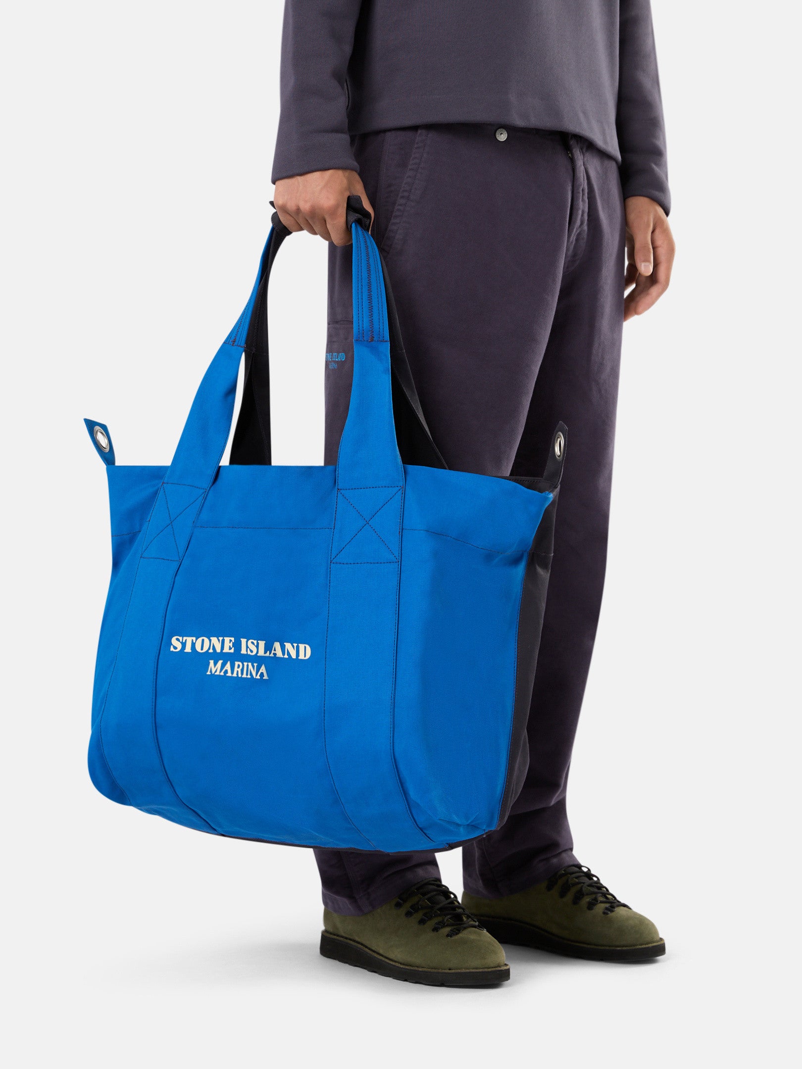 913XD PLATED COTTON CANVAS_STONE ISLAND MARINA