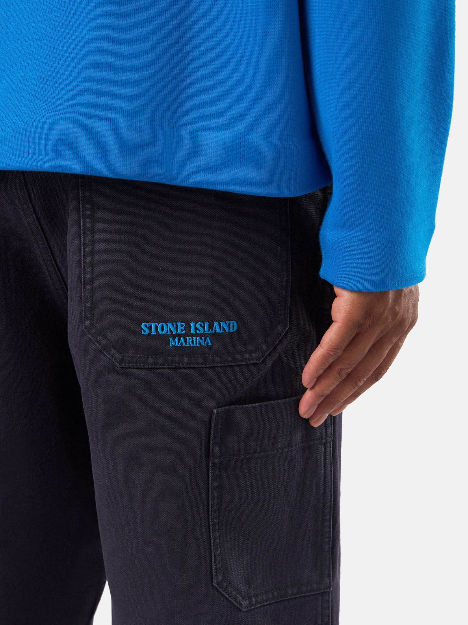 320X9 PLATED COTTON CANVAS_STONE ISLAND MARINA