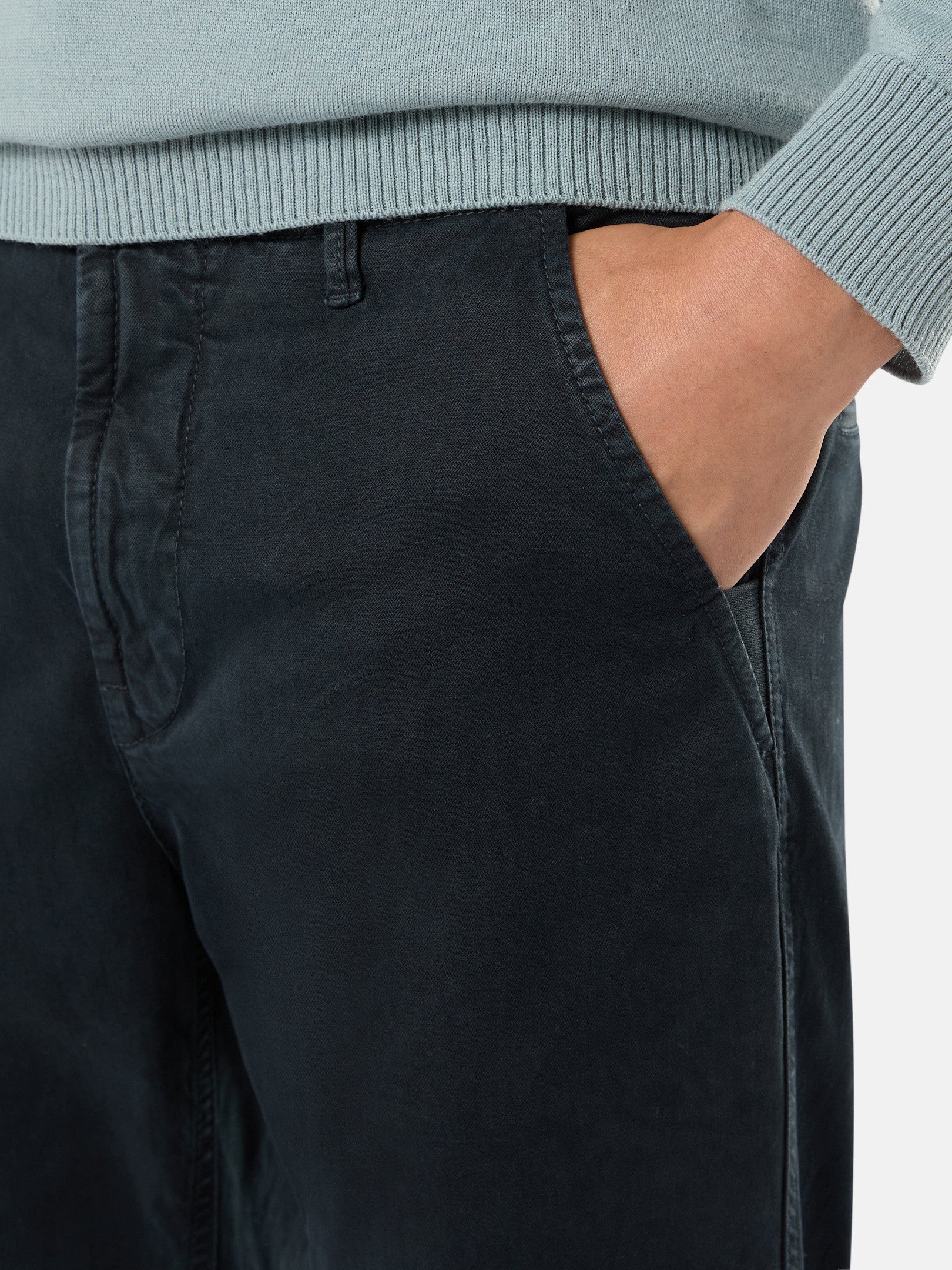 328L1 STRETCH BROKEN TWILL ORGANIC COTTON 'OLD' EFFECT