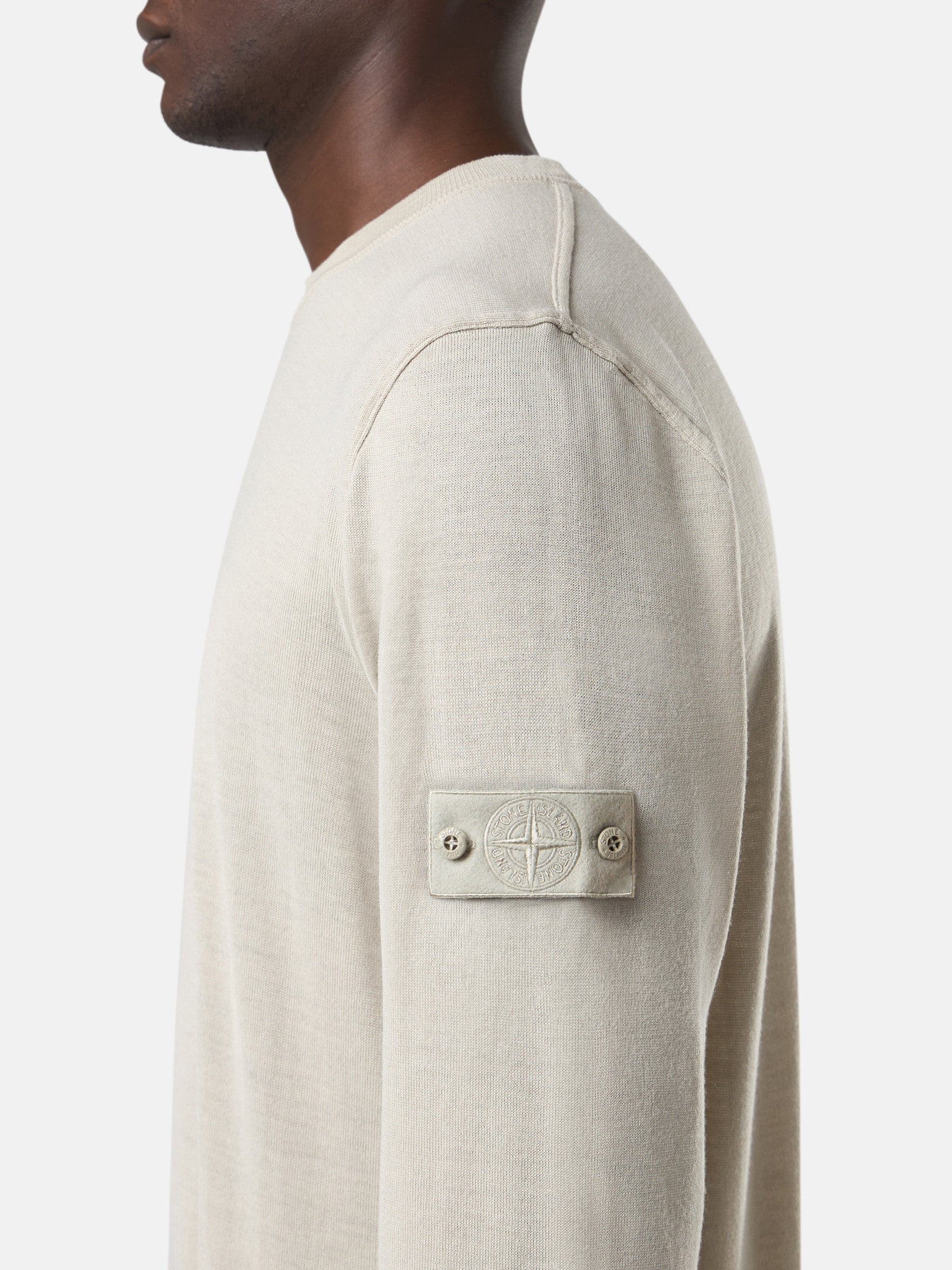 566FC LIGHT PURE RWS WOOL_STONE ISLAND GHOST