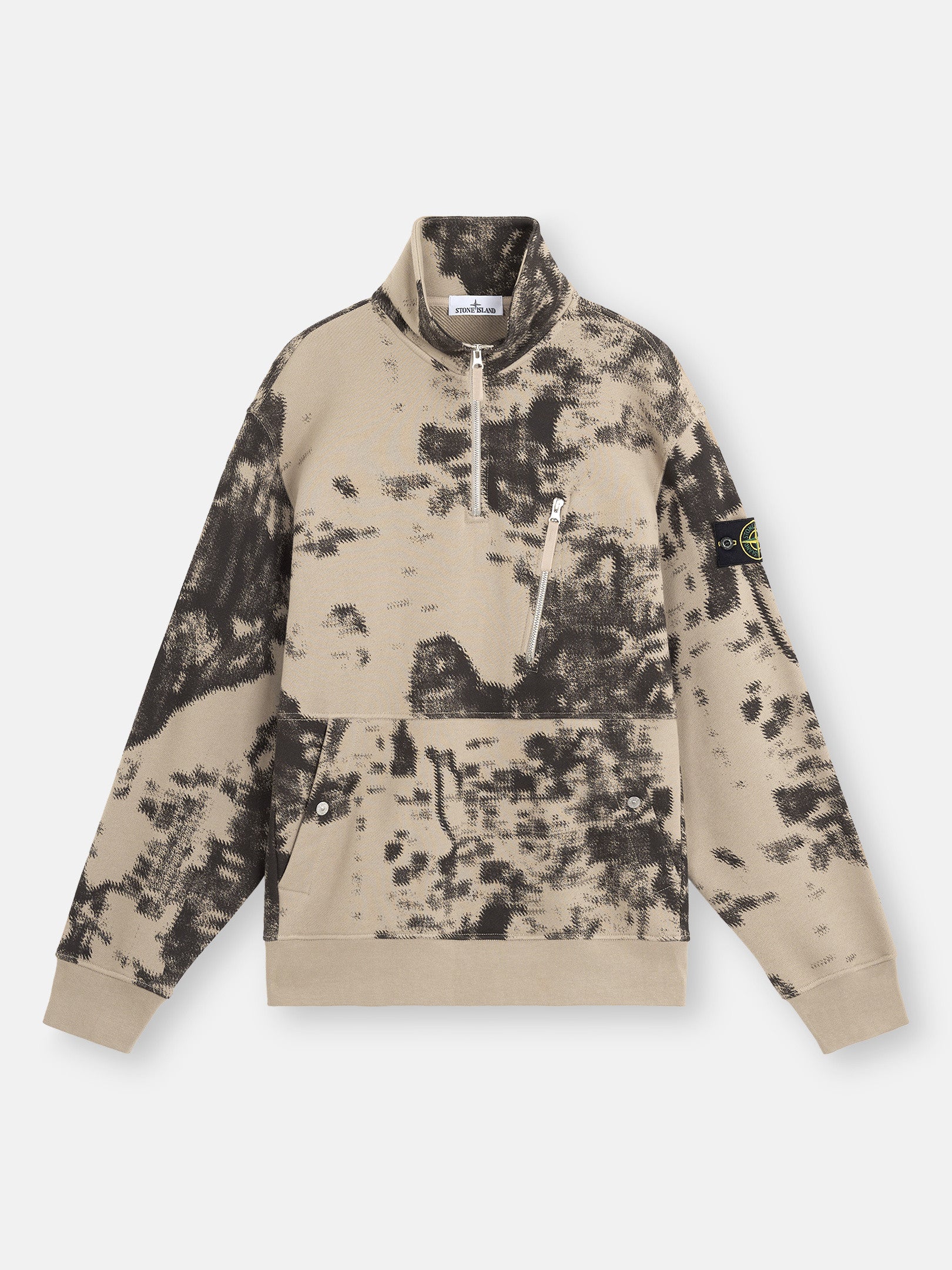 660E3 CAMOUFLAGE ORGANIC COTTON DIAGONAL FLEECE
