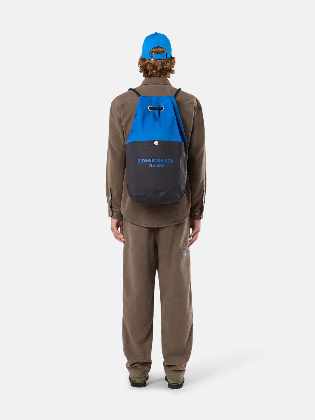 914XD PLATED COTTON CANVAS_STONE ISLAND MARINA