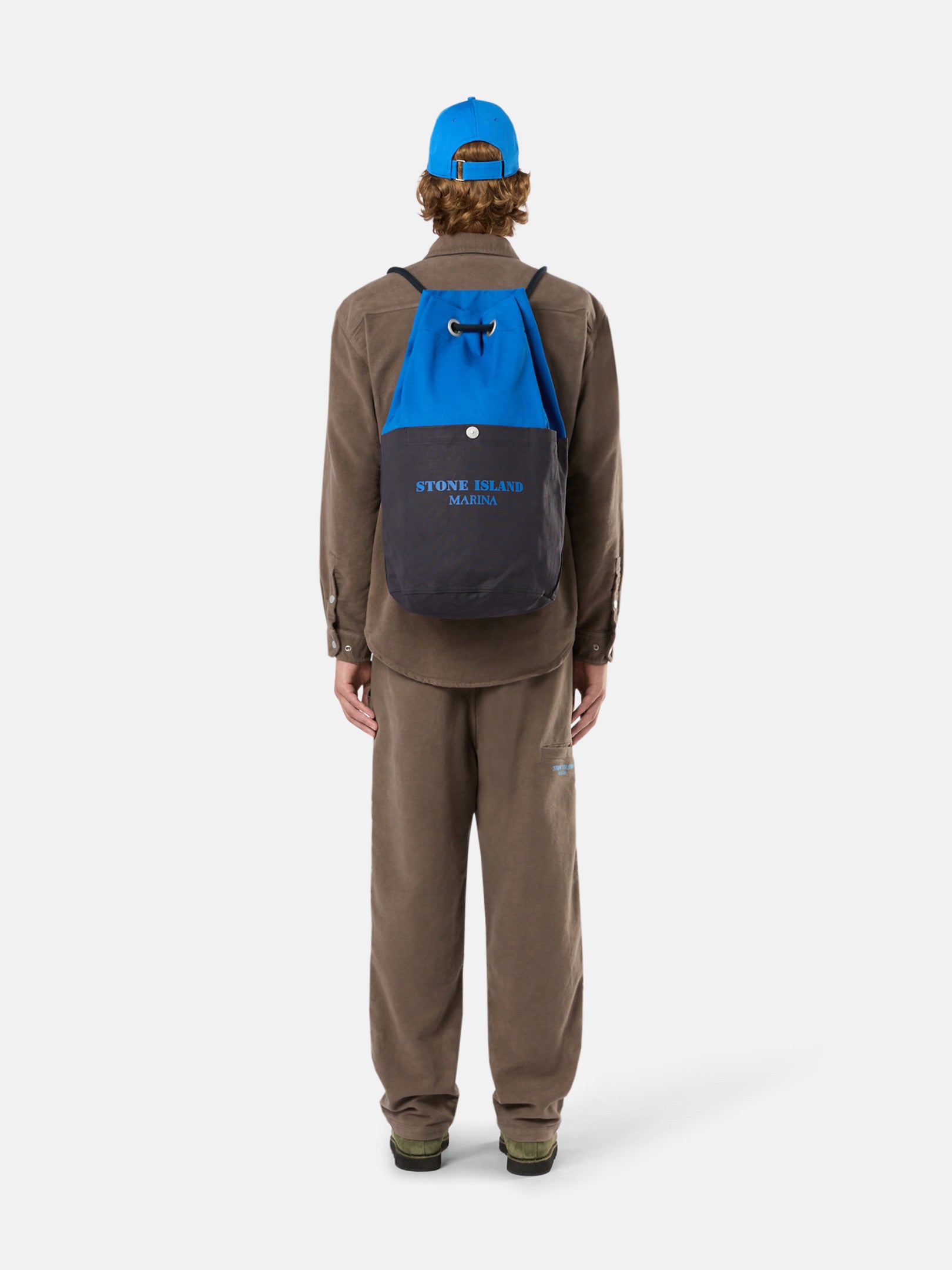 914XD PLATED COTTON CANVAS_STONE ISLAND MARINA