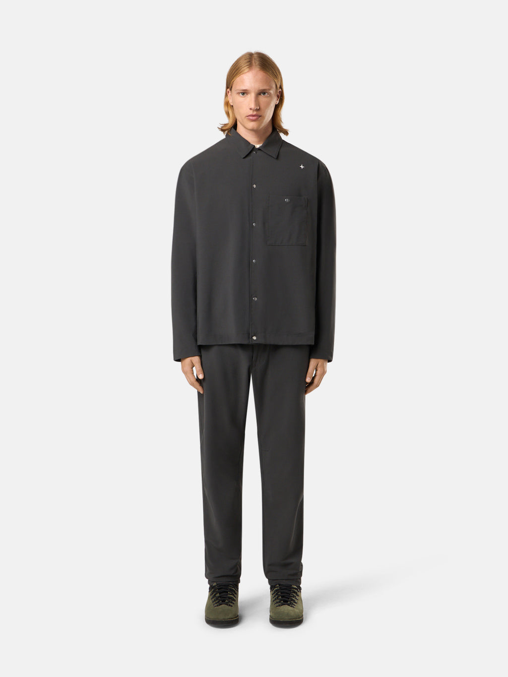 105G6 BI-STRETCH WOOL NYLON OXFORD_STONE ISLAND STELLINA