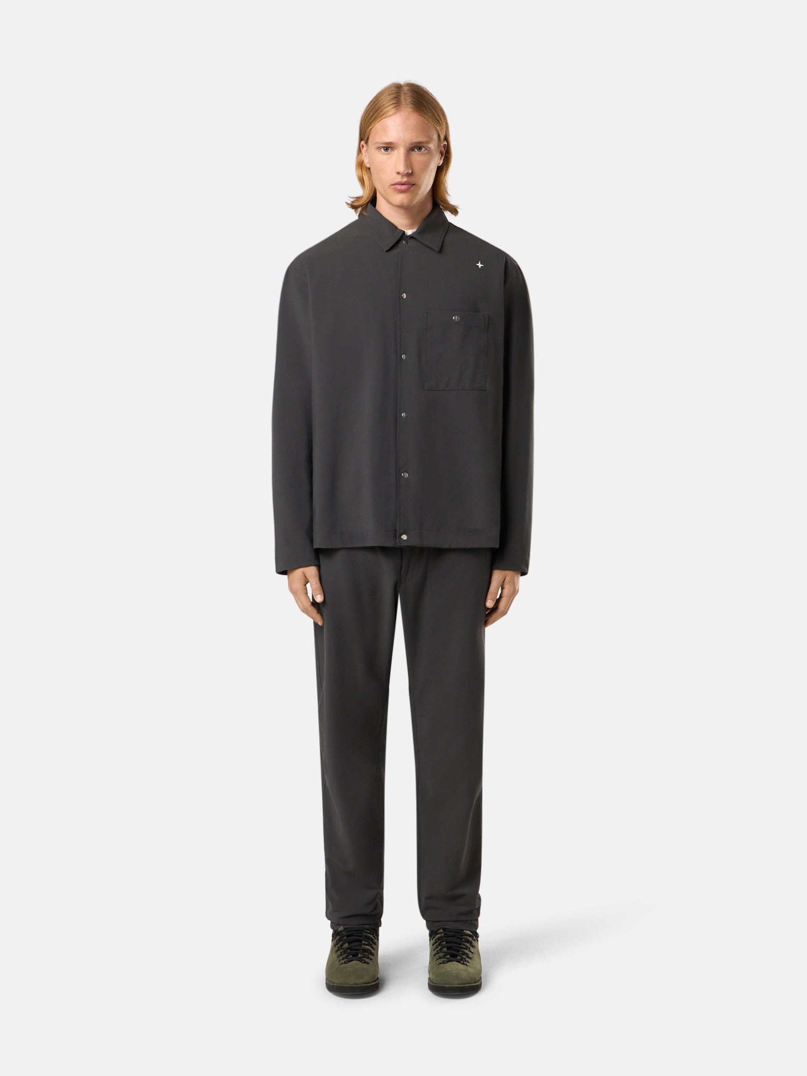 105G6 BI-STRETCH WOOL NYLON OXFORD_STONE ISLAND STELLINA