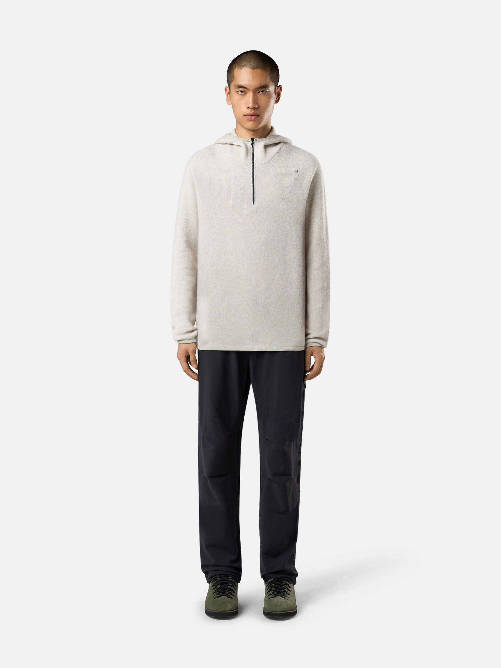 317G6 BI-STRETCH WOOL NYLON OXFORD_STONE ISLAND STELLINA
