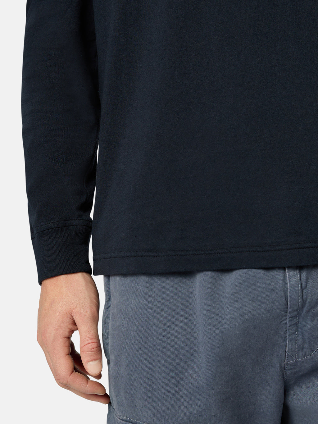 21857 ORGANIC COTTON JERSEY 'FISSATO' EFFECT