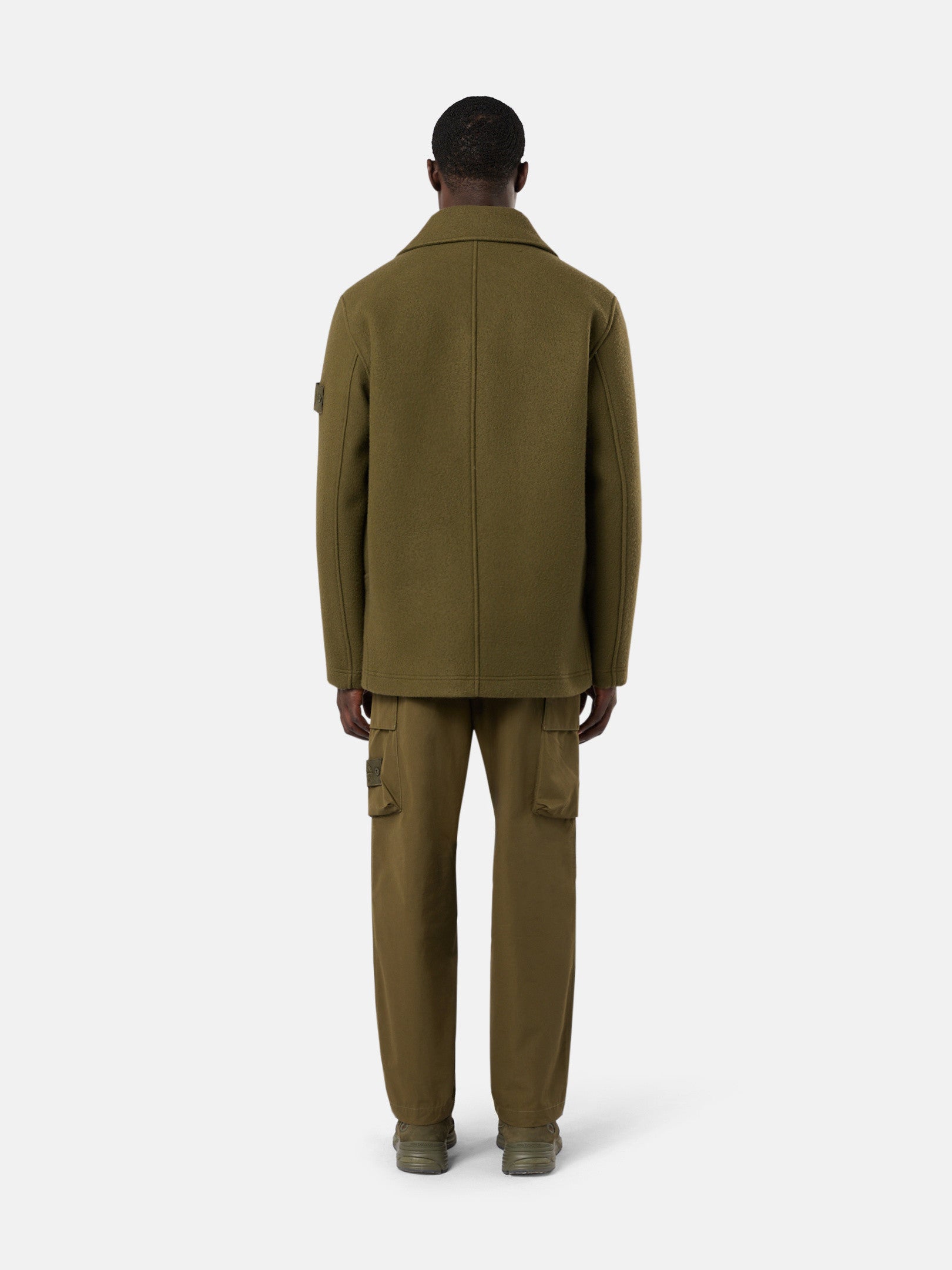 441F5 HEAVY MELTON_STONE ISLAND GHOST