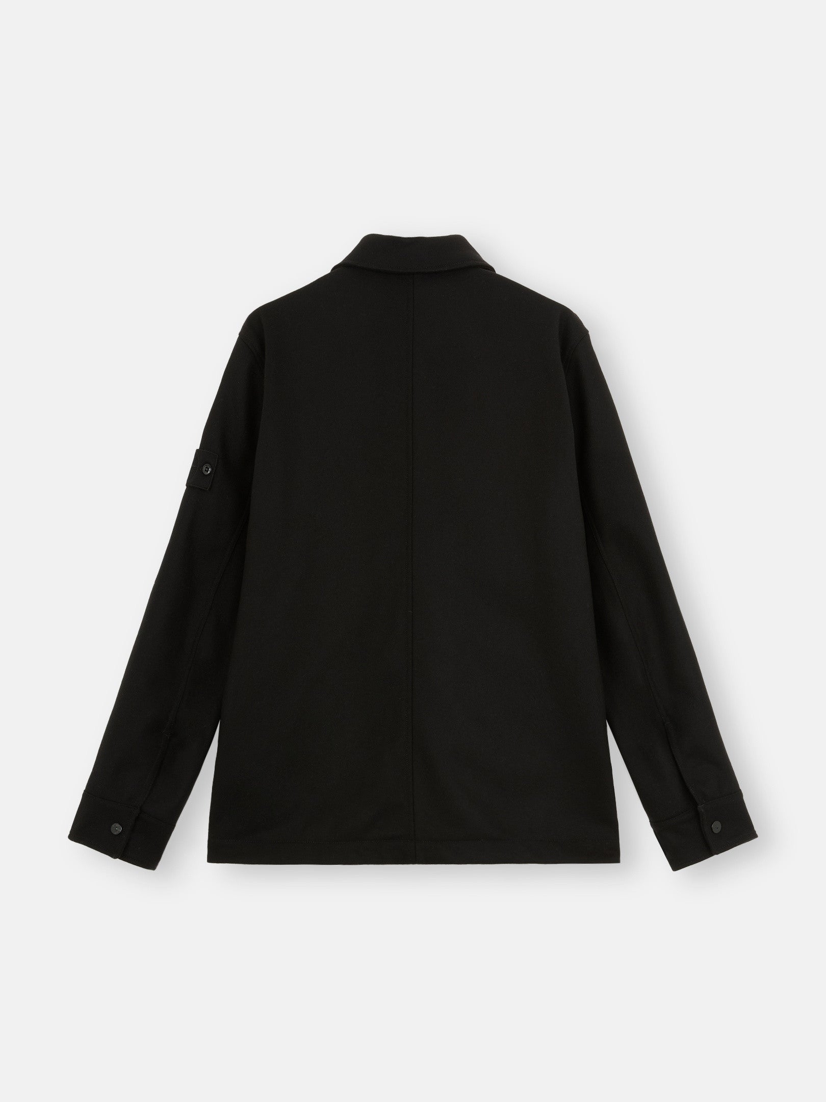120F4 WOOL NYLON FLANNEL_STONE ISLAND GHOST PIECE