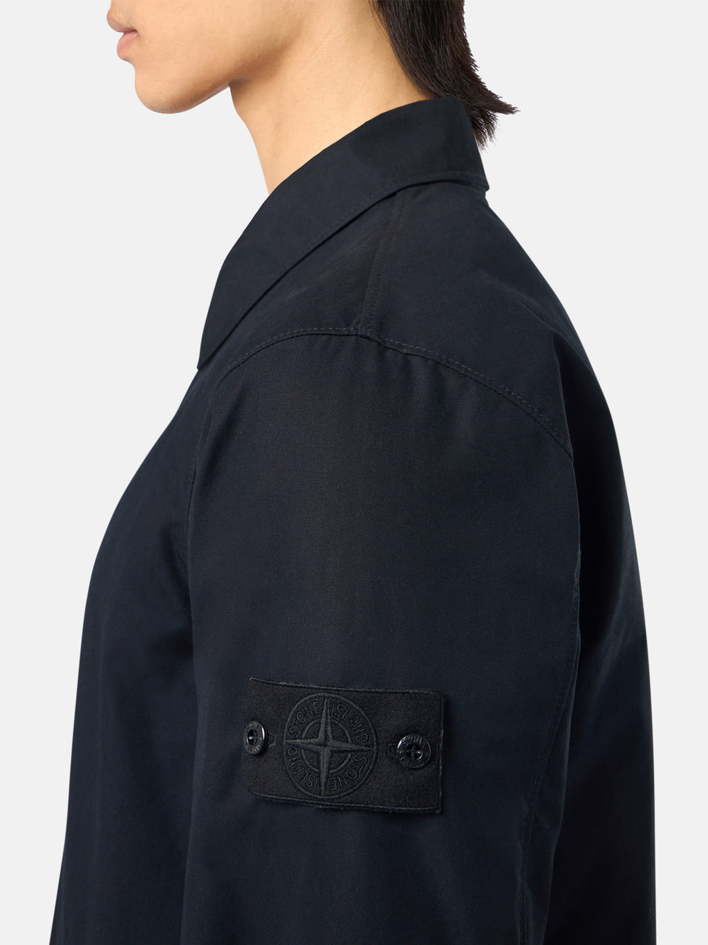 107F1 WEATHERPROOF COTTON CANVAS_STONE ISLAND GHOST