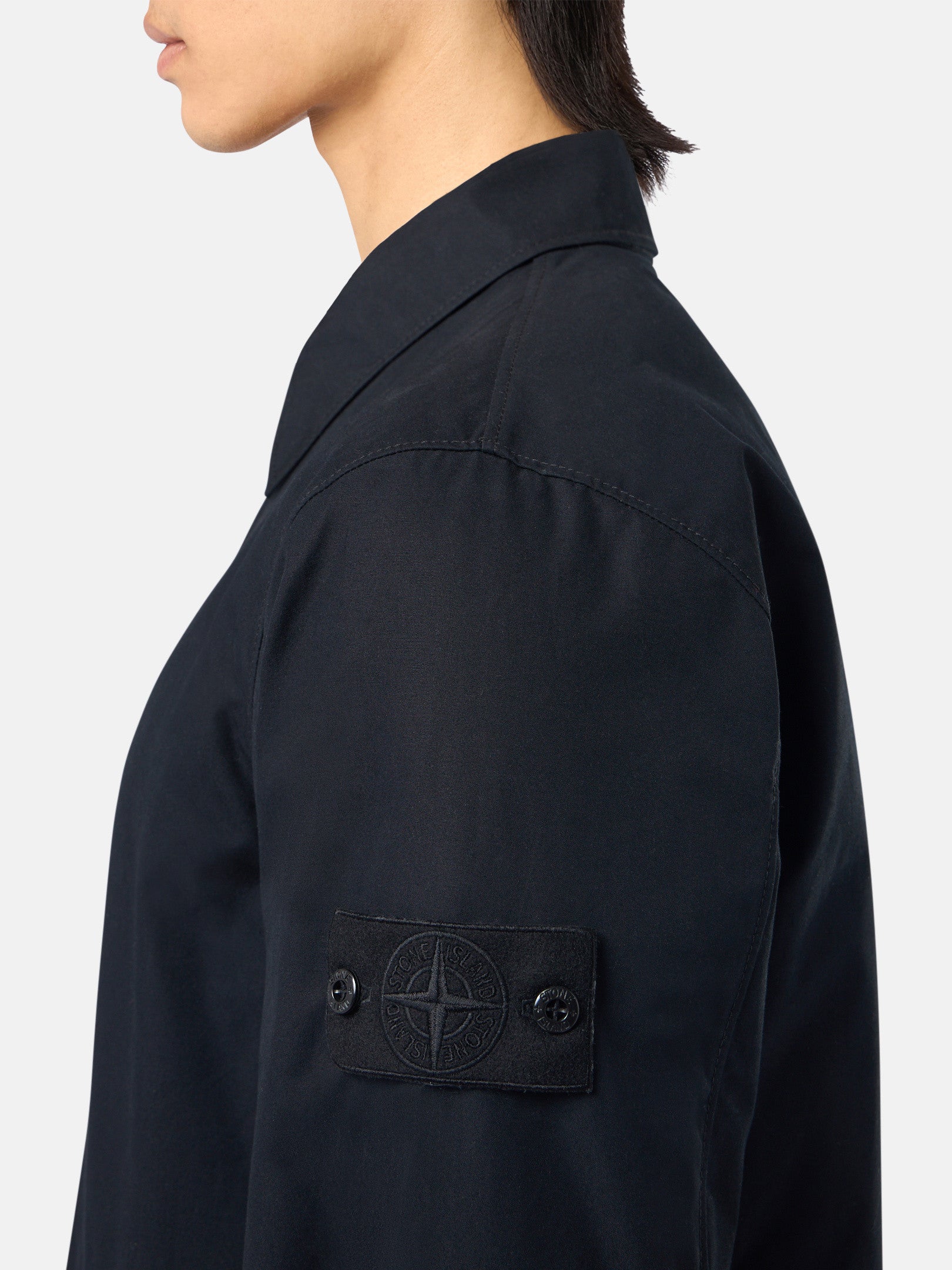 107F1 WEATHERPROOF COTTON CANVAS_STONE ISLAND GHOST