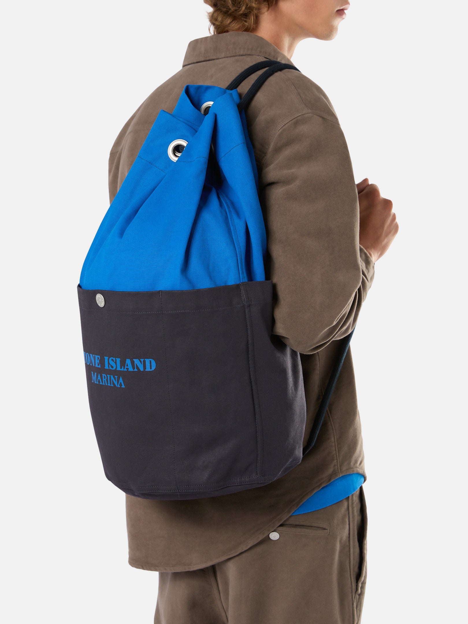914XD PLATED COTTON CANVAS_STONE ISLAND MARINA