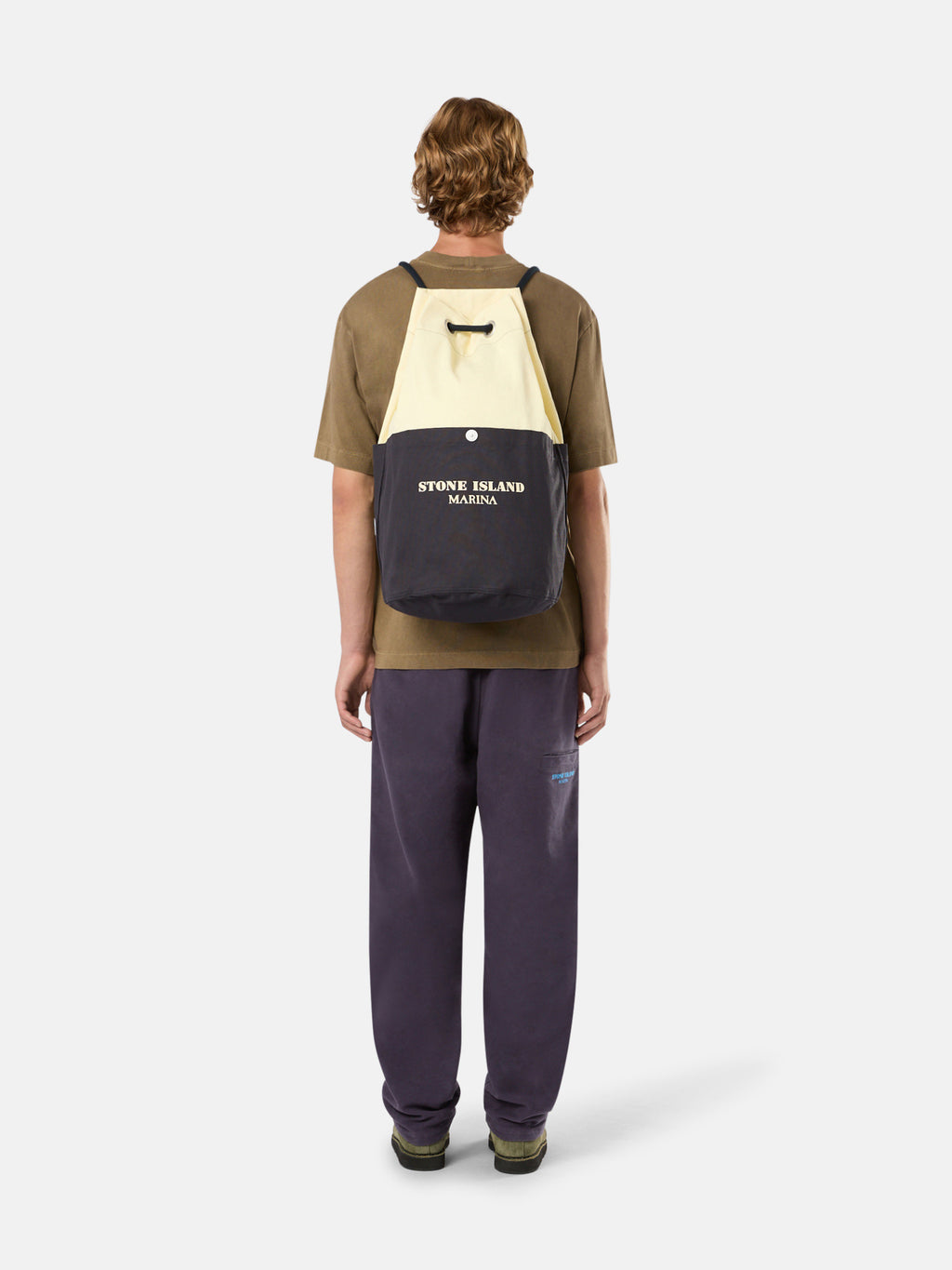 914XD PLATED COTTON CANVAS_STONE ISLAND MARINA