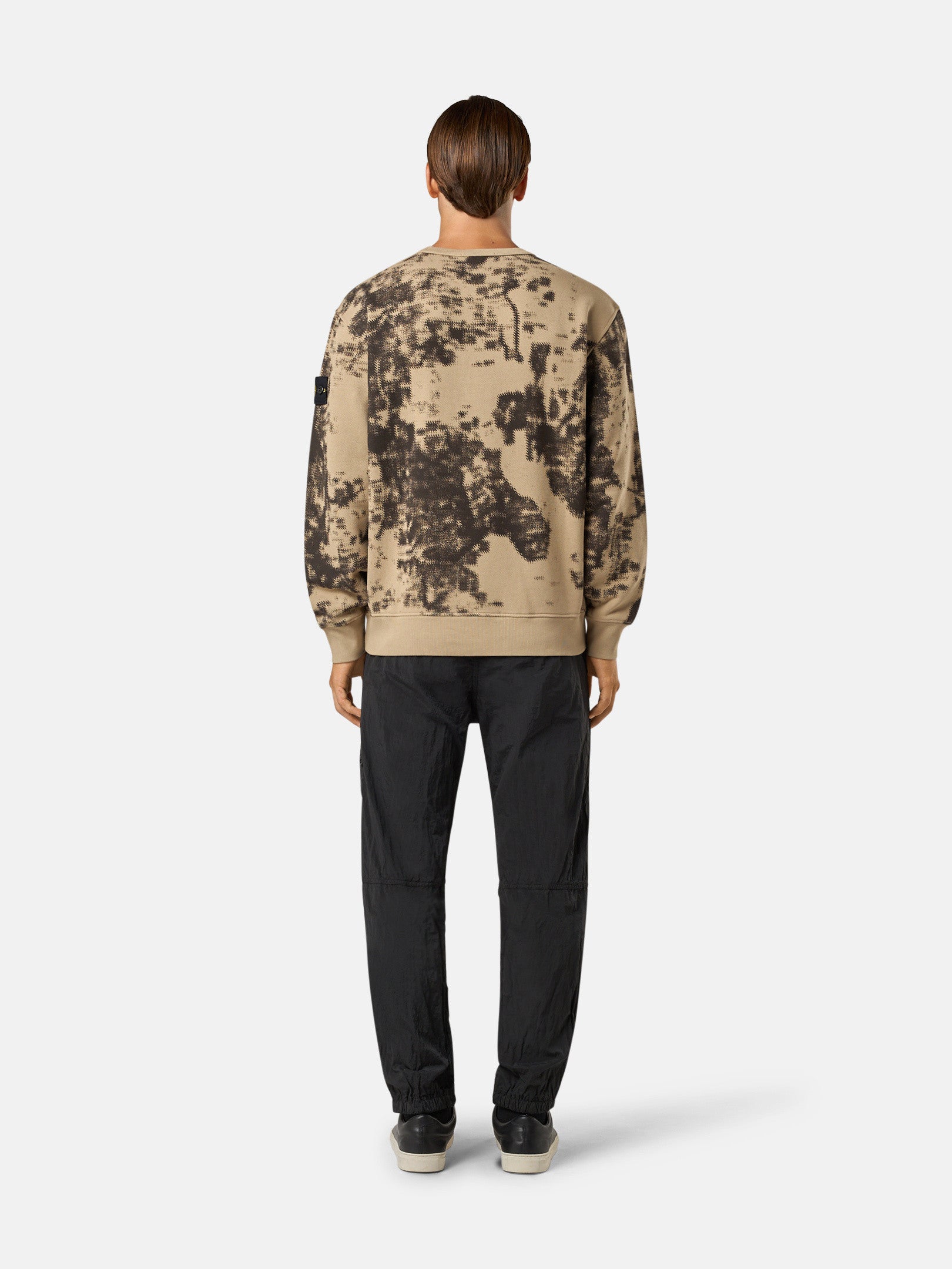 669E3 CAMOUFLAGE ORGANIC COTTON DIAGONAL FLEECE