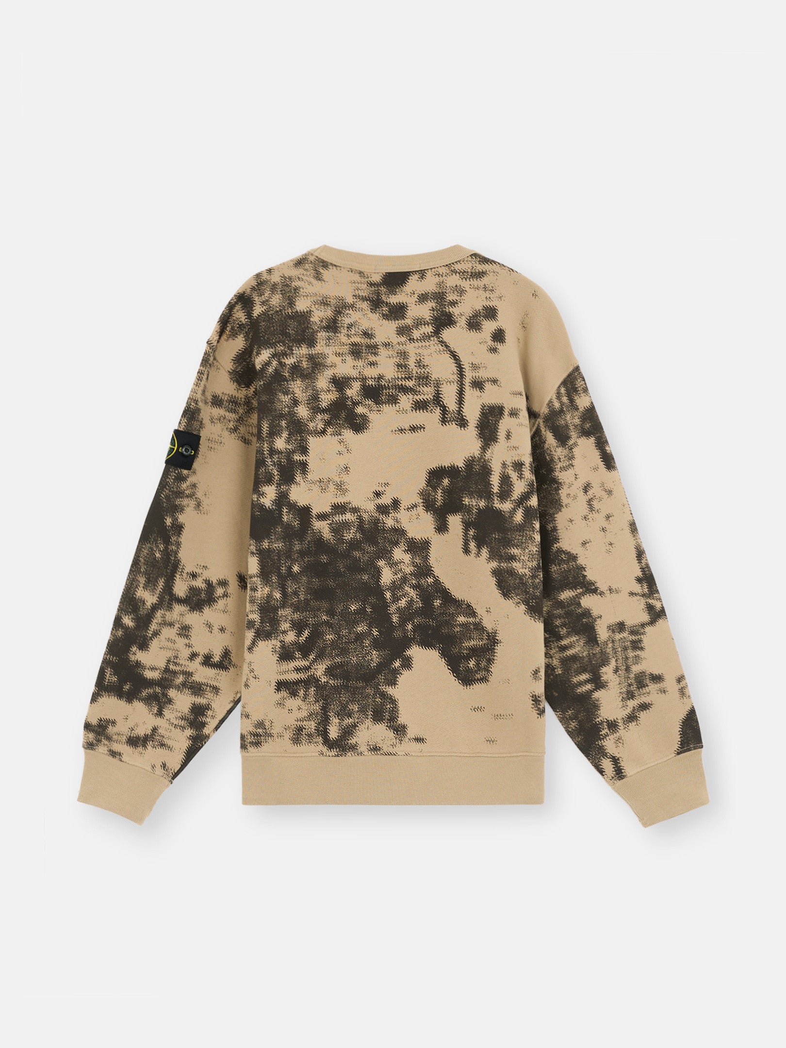 669E3 CAMOUFLAGE ORGANIC COTTON DIAGONAL FLEECE