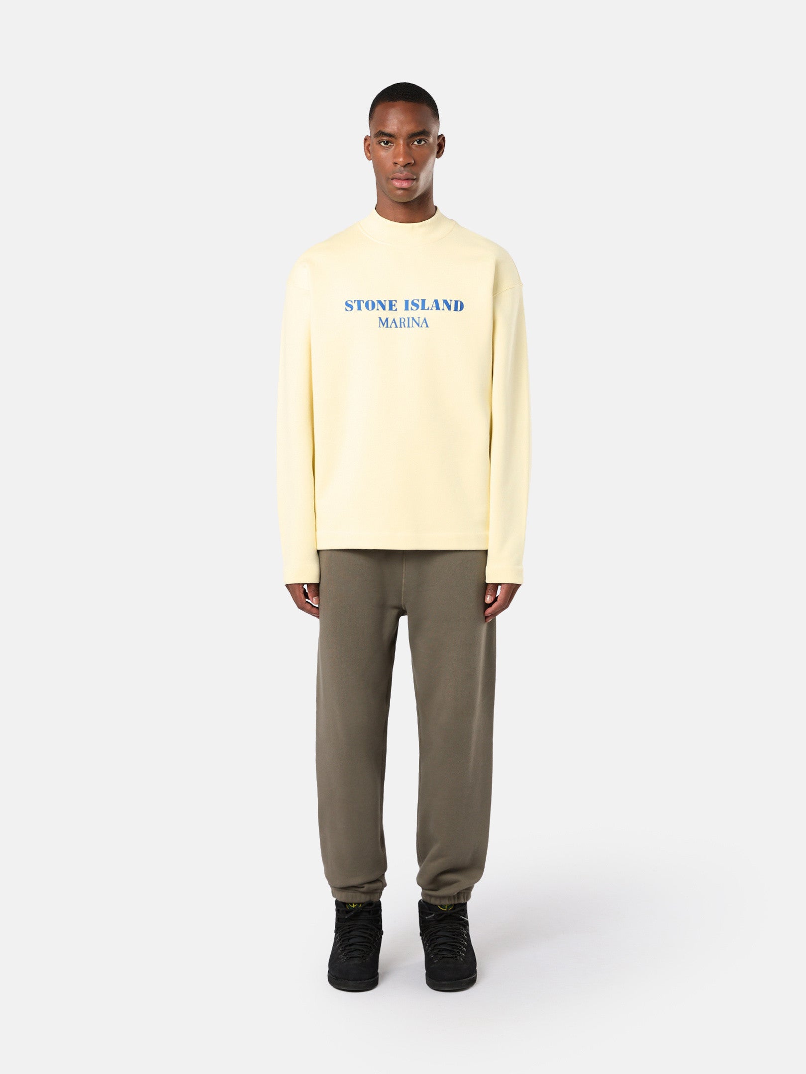 631X5 COTTON FLEECE_STONE ISLAND MARINA