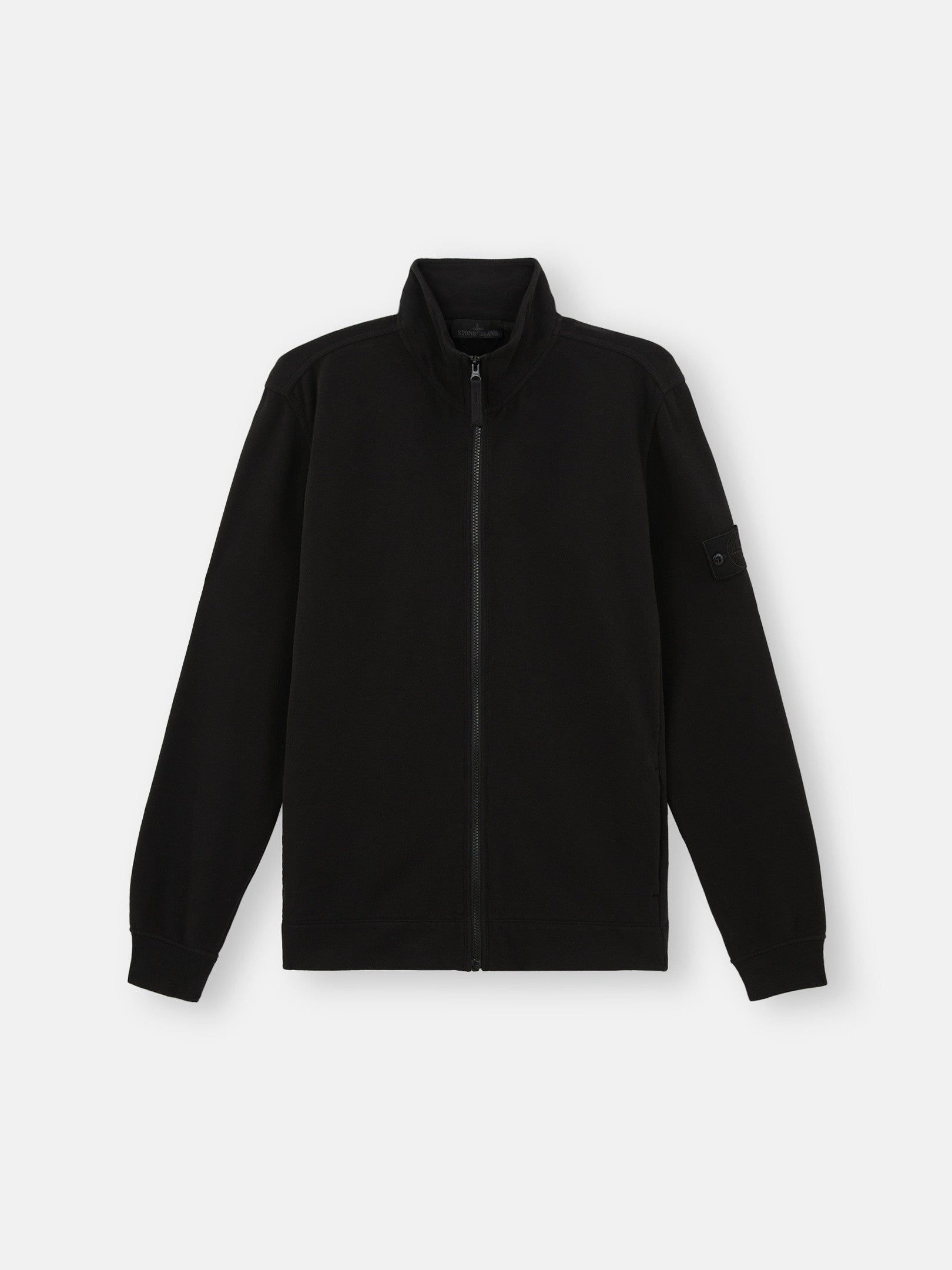 628F7 STRETCH ORGANIC COTTON FLEECE_STONE ISLAND GHOST