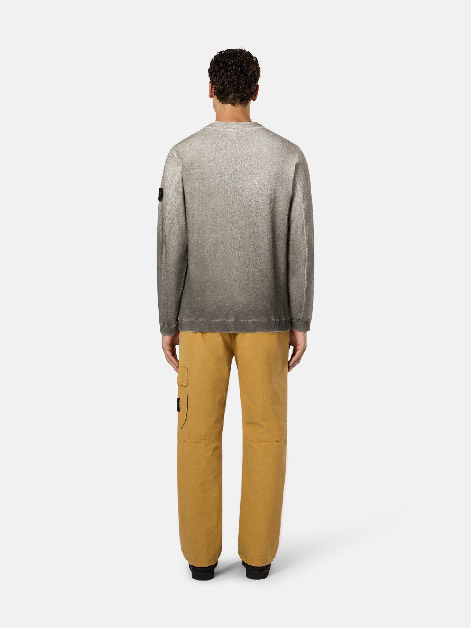 657T3 RECYCLED AND ORGANIC COTTON JERSEY, OXIDE SPRAY