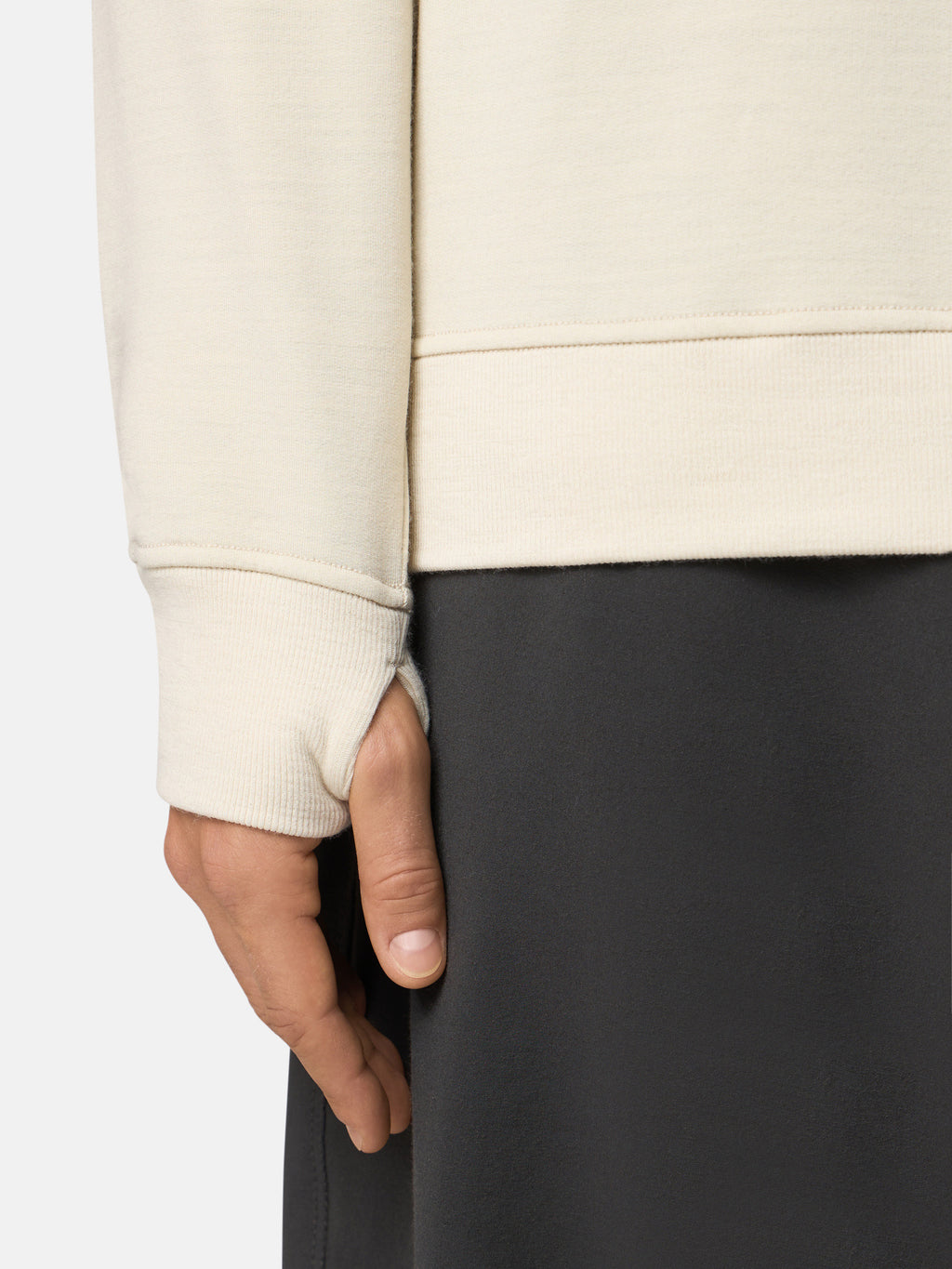 623G5 LIGHT STRETCH WOOL COTTON FLEECE_STONE ISLAND STELLINA