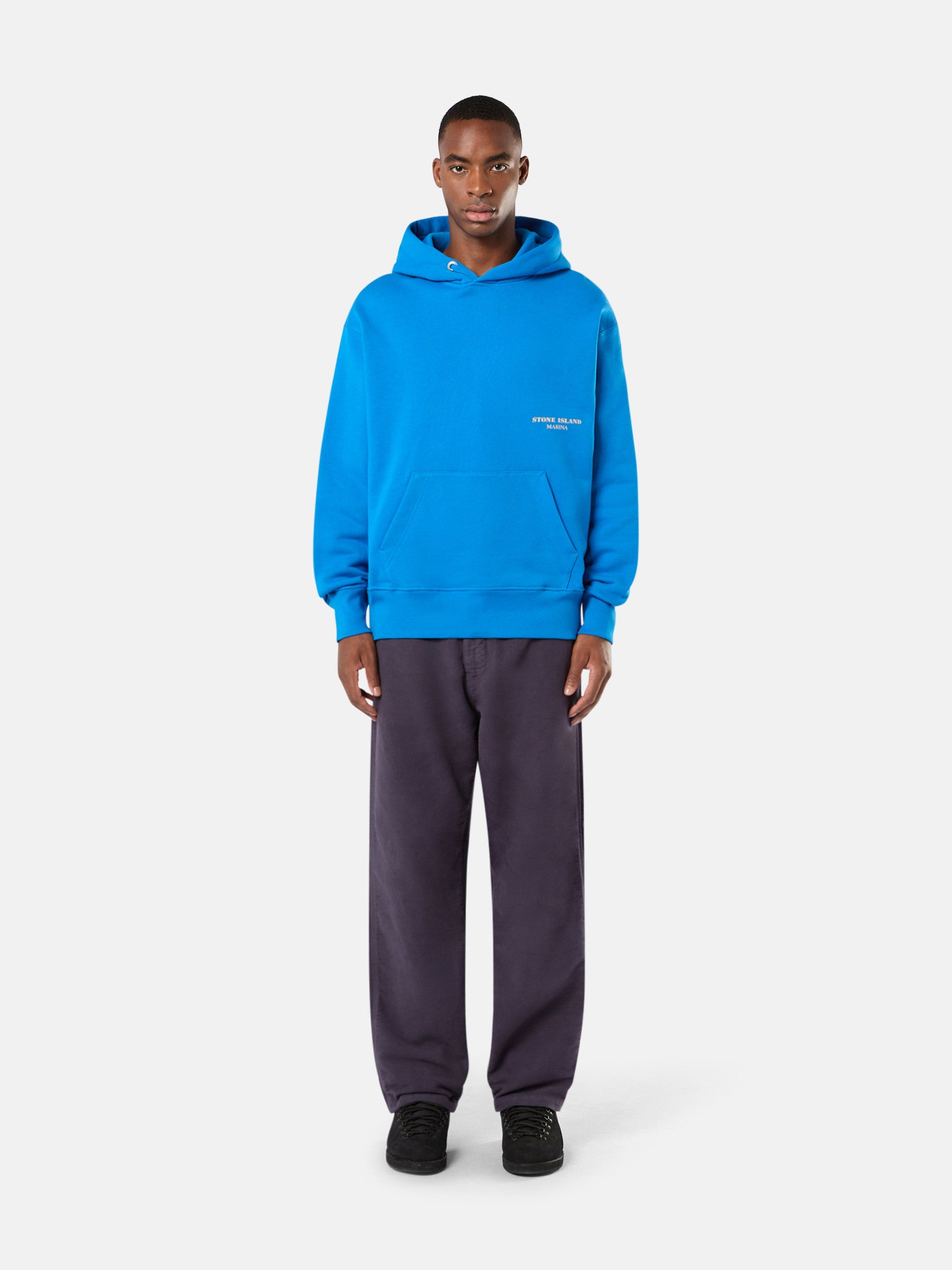 638X5 COTTON FLEECE_STONE ISLAND MARINA