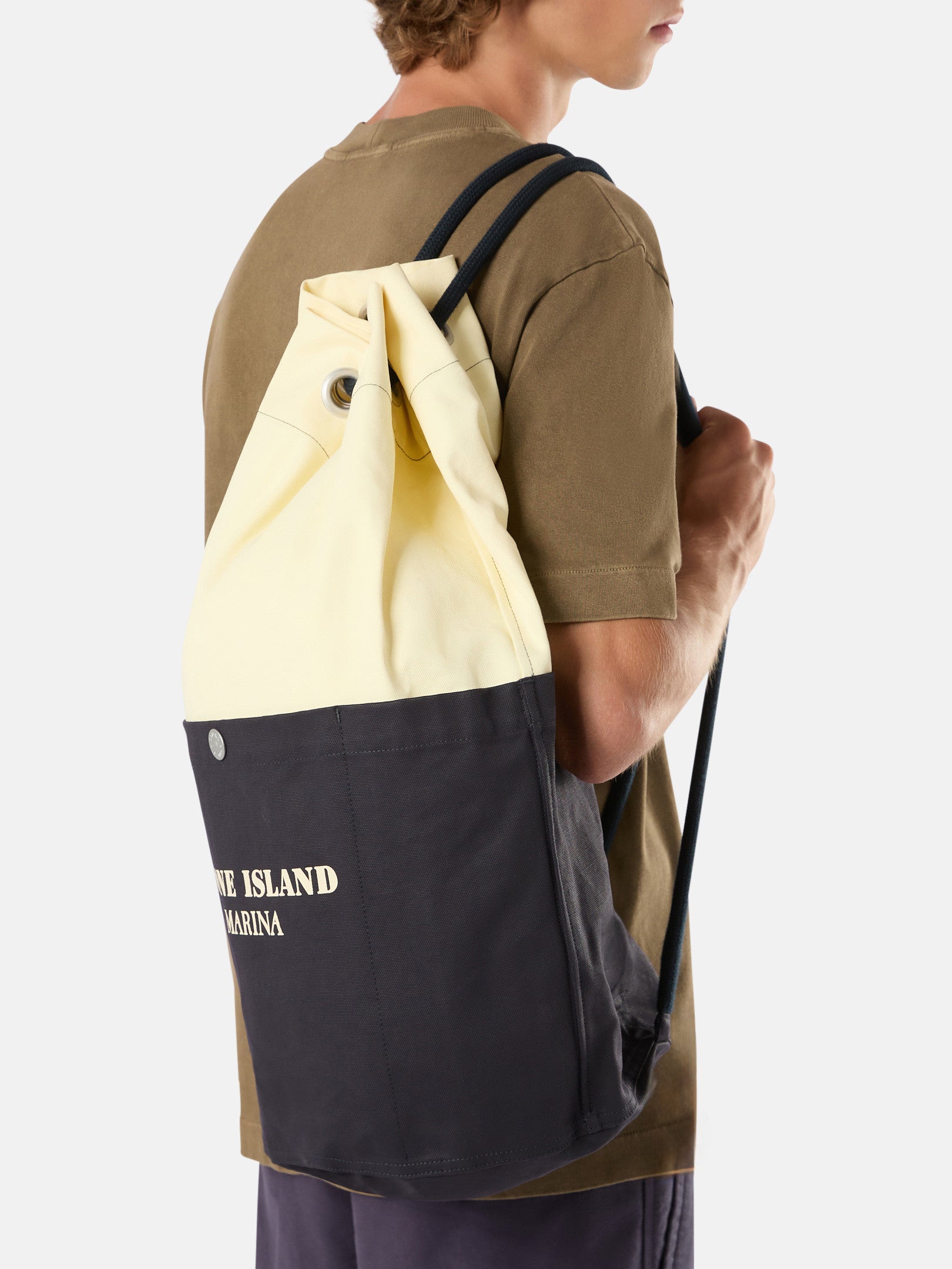914XD PLATED COTTON CANVAS_STONE ISLAND MARINA